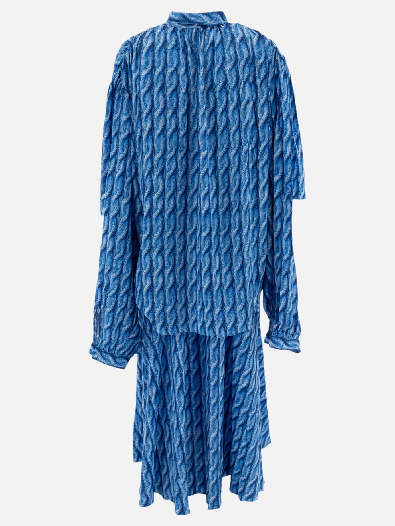 Long dresses Print  Blue - Balenciaga Women | PDP | VIETTI Online Store | Zoom-Modal_2
