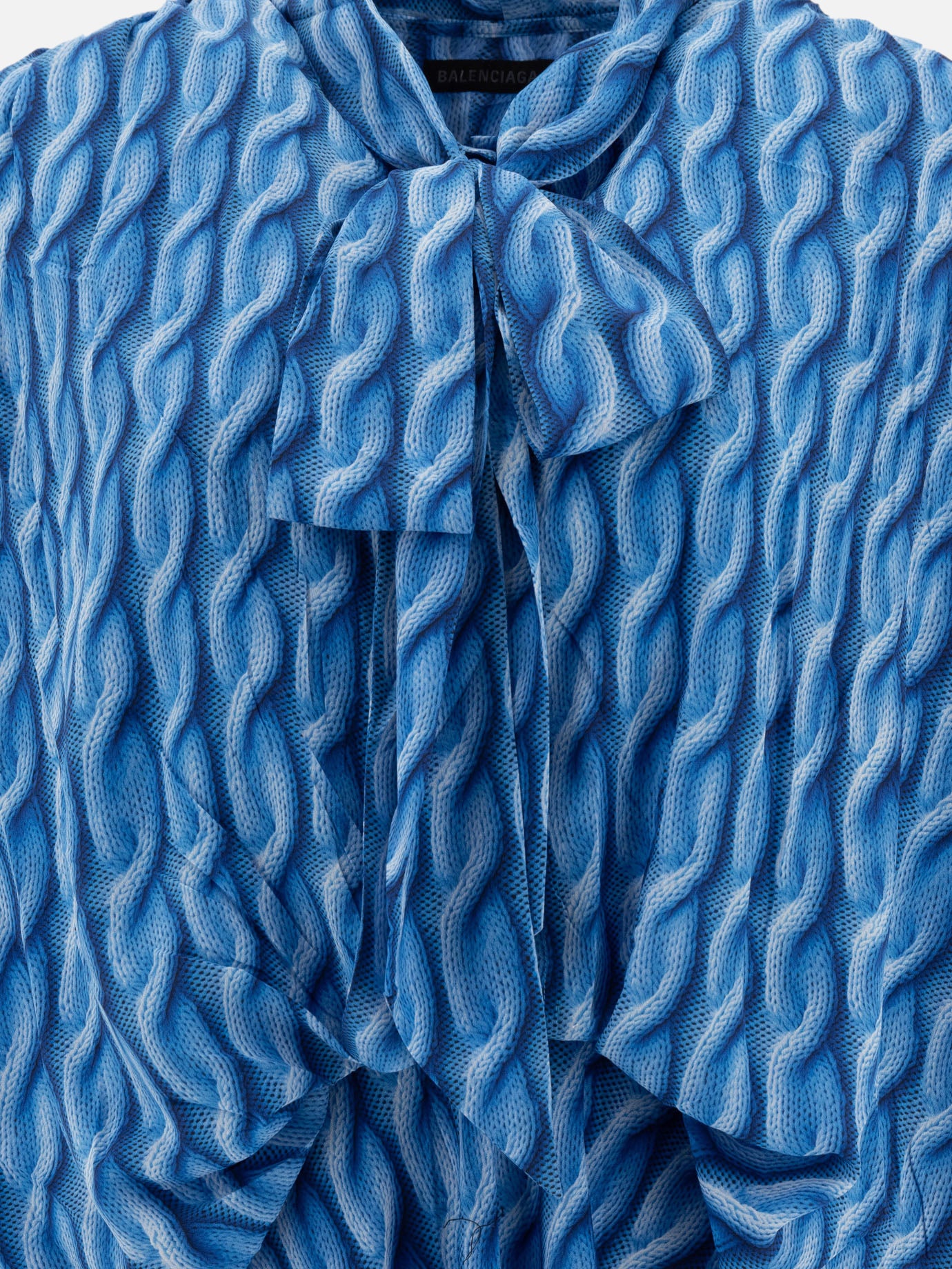Long dresses Print  Blue - Balenciaga Women | PDP | VIETTI Online Store | thumbnail_3
