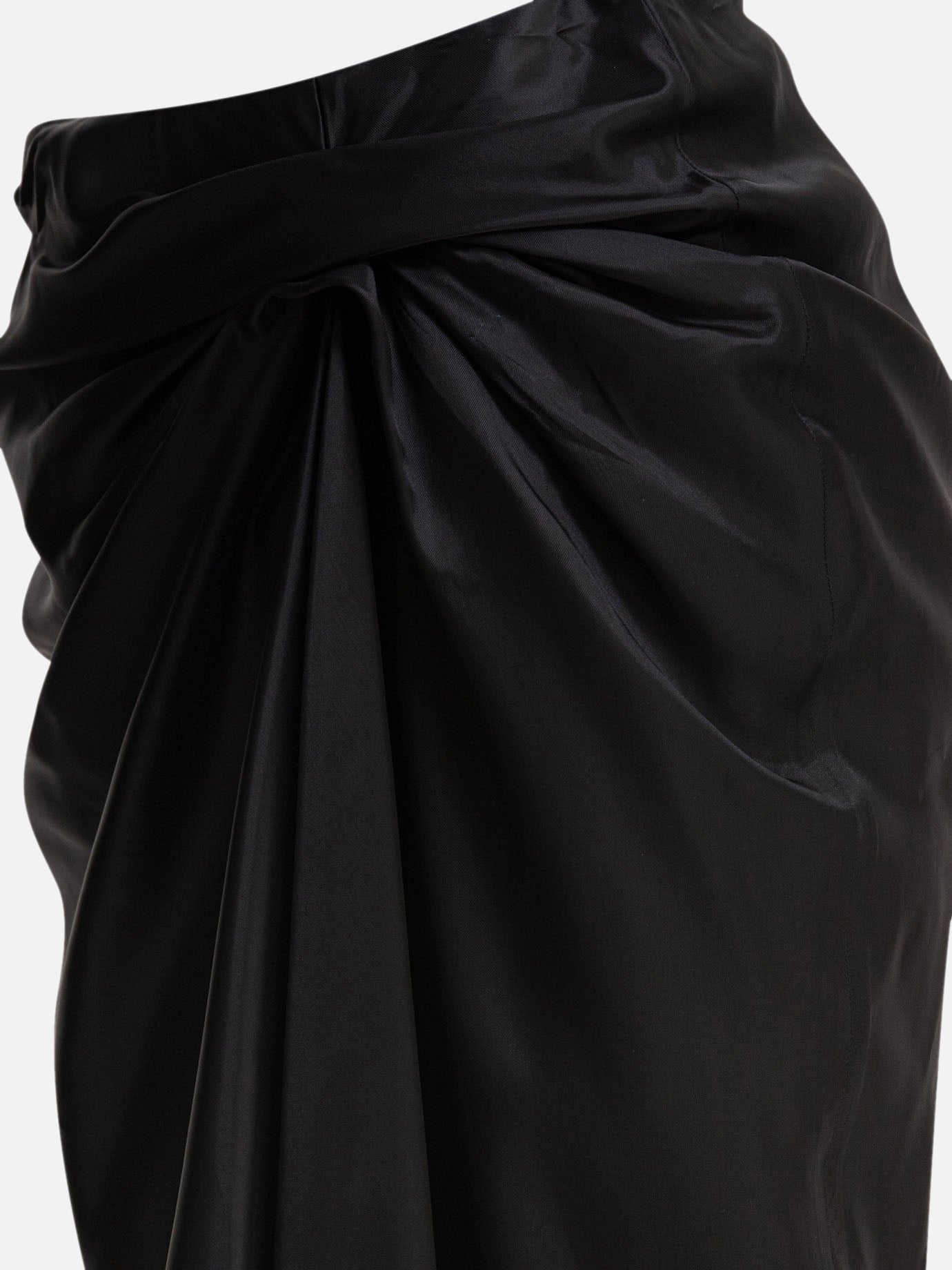 Gonne midi Solid colour  Nero - Balenciaga Donna | PDP | VIETTI Online Store | thumbnail_4