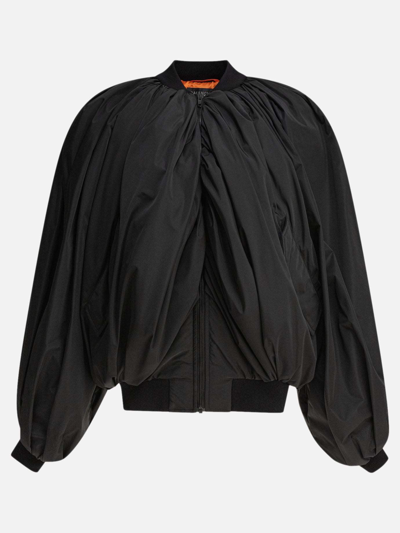 Balenciaga Bomber drappeggiato 11996546_34 Black thumbnail_1