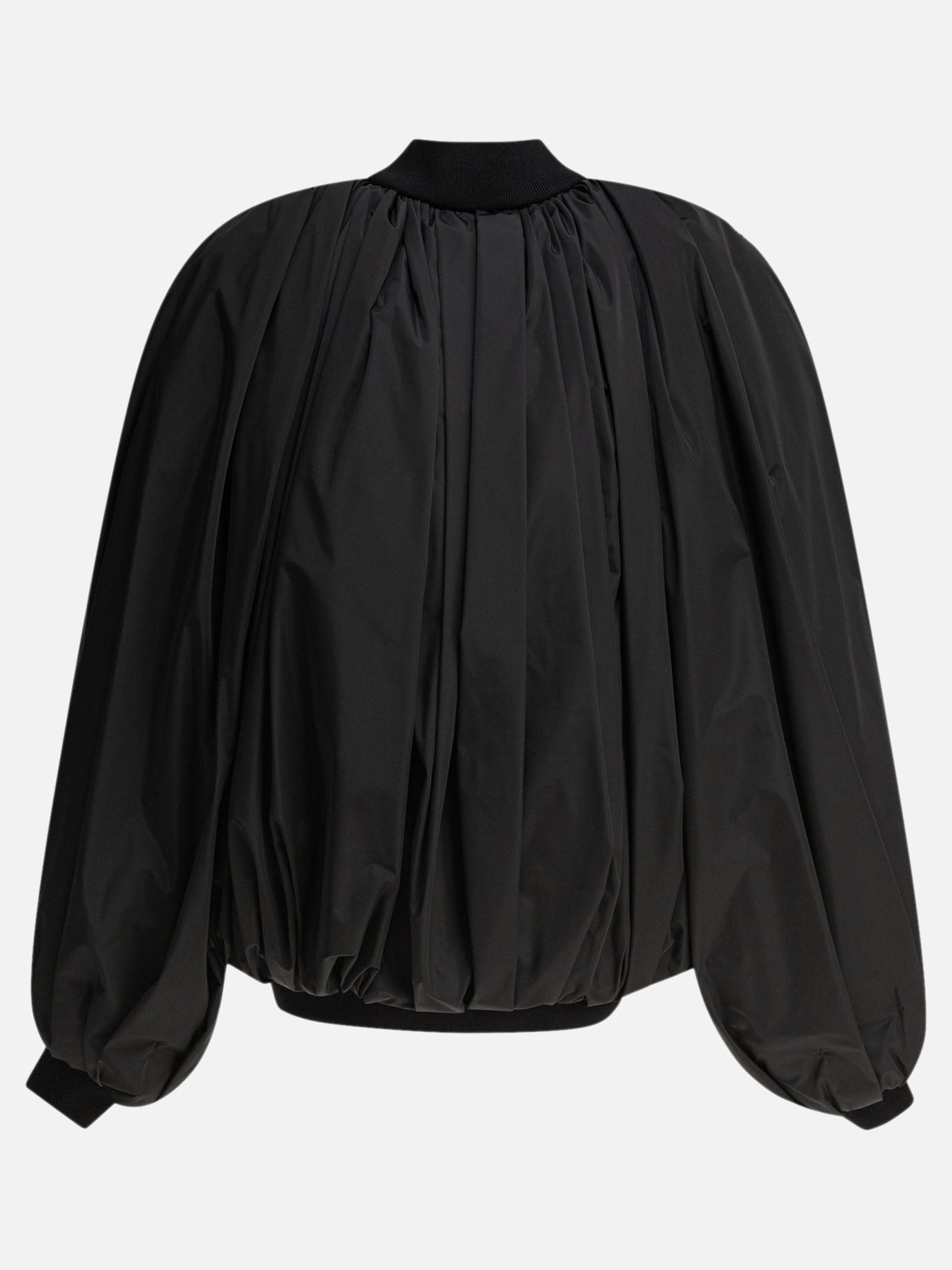 Balenciaga Bomber drappeggiato 11996546_34 Black thumbnail_2