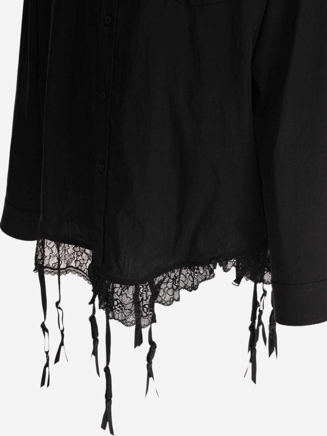 Balenciaga Camicia &quot;Lingerie&quot; 12698531_36 Black thumbnail_4