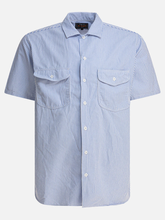 Camicie casual Striped  Blu - Beams Plus Uomo | PLP | VIETTI Online Store 
