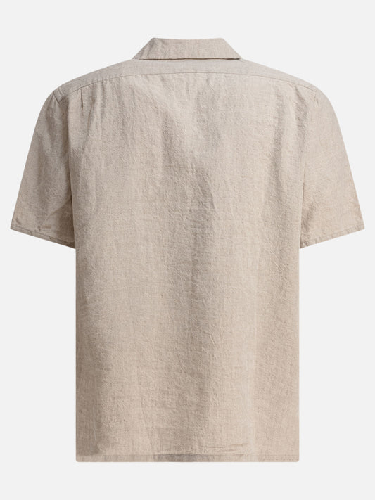 Beams Plus Camicia con colletto camp 18146680_S Beige 2