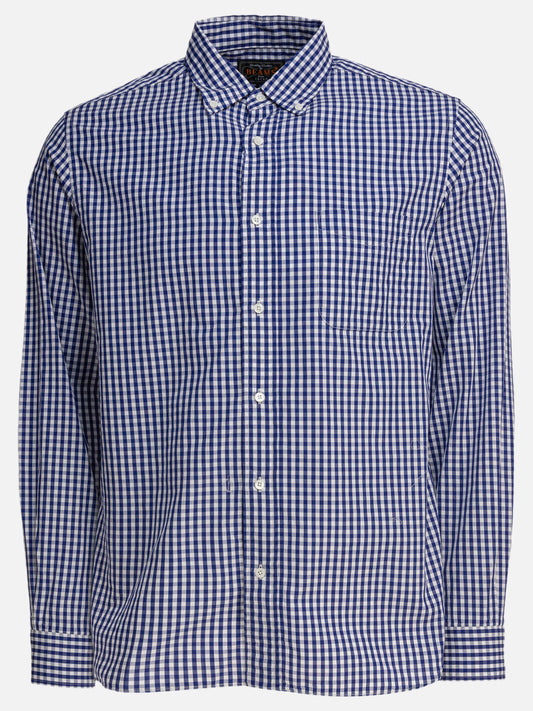 Camicie casual Gingham  Blu - Beams Plus Uomo | PLP | VIETTI Online Store 
