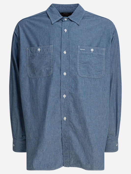 Beams Plus Camicia "Work Chambray" 10849321_S Blue 1
