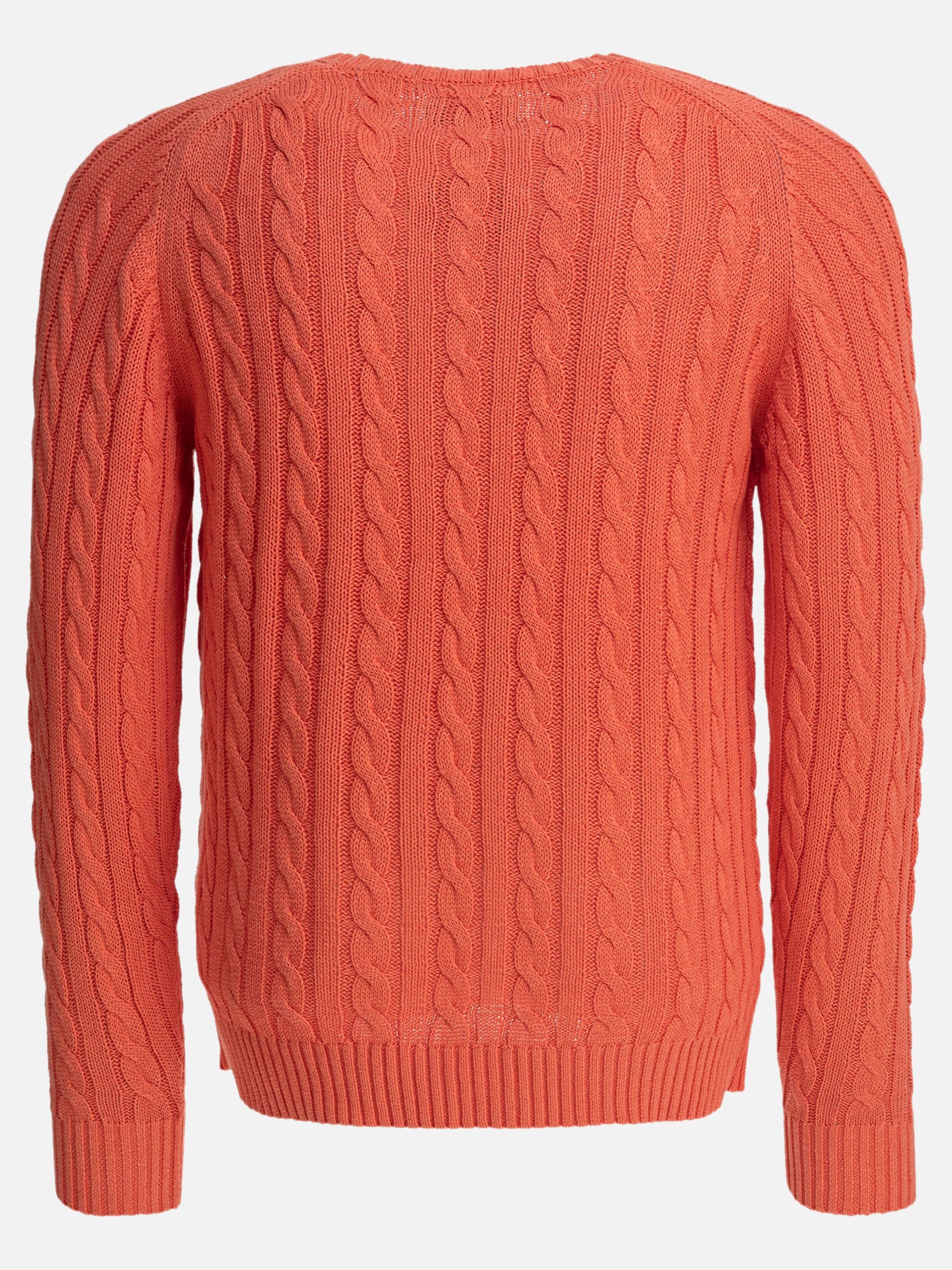 Beams Plus Linen and cotton sweater Pink