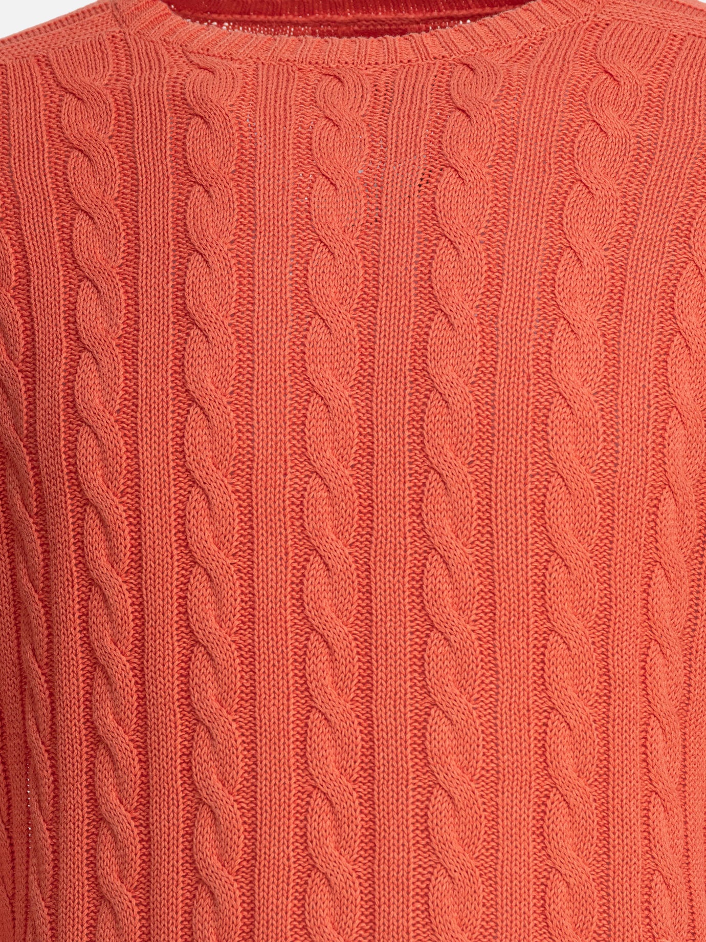 Beams Plus Maglione di lino e cotone 19838897_S Pink thumbnail_3