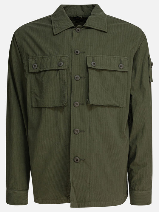 Overshirt jackets Solid colour  Green - Beams Plus Men | PLP | VIETTI Online Store 
