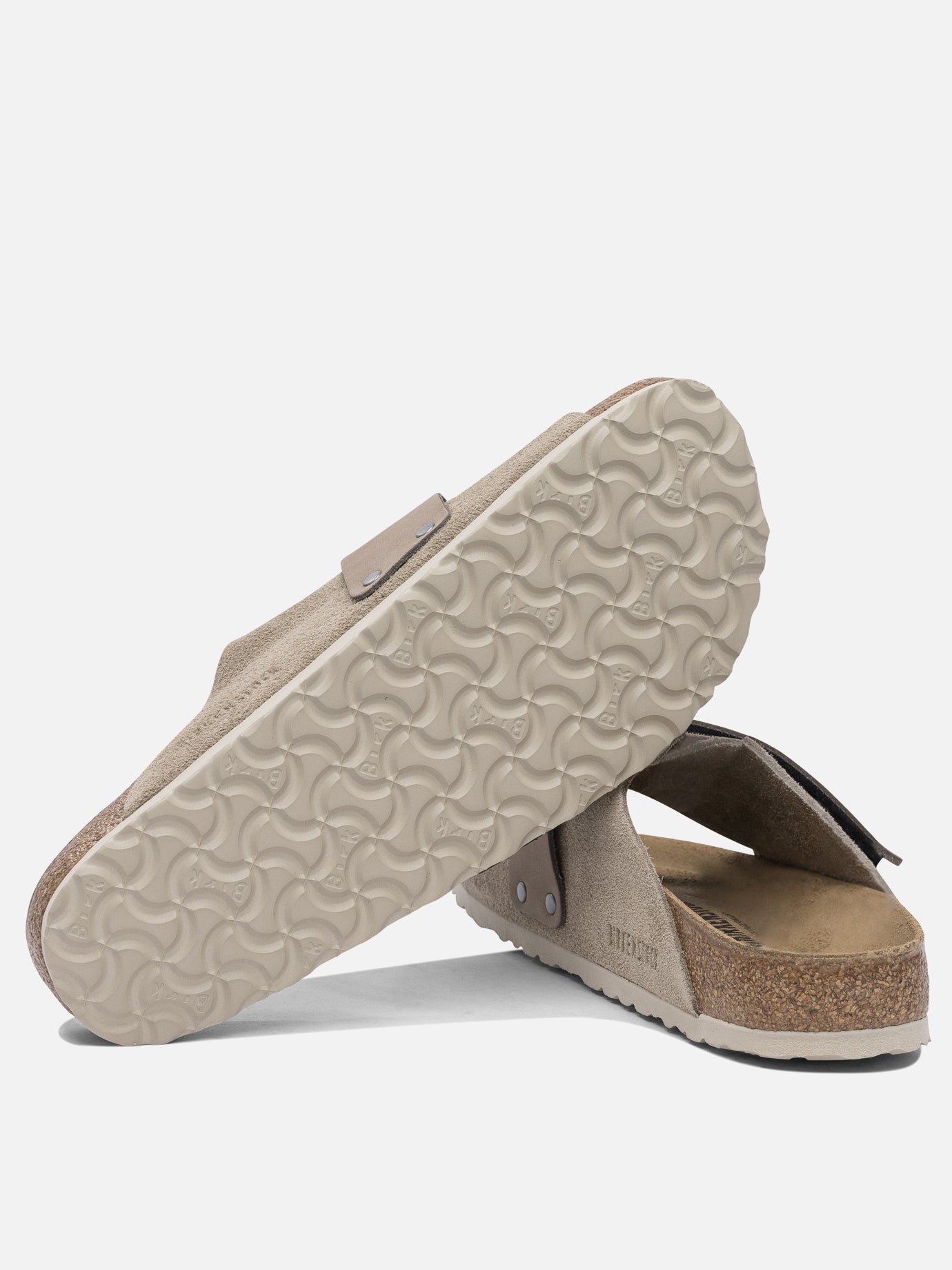 Slides 100% suede - 100% rubber  Beige - Birkenstock Men | PDP | VIETTI Online Store | thumbnail_5