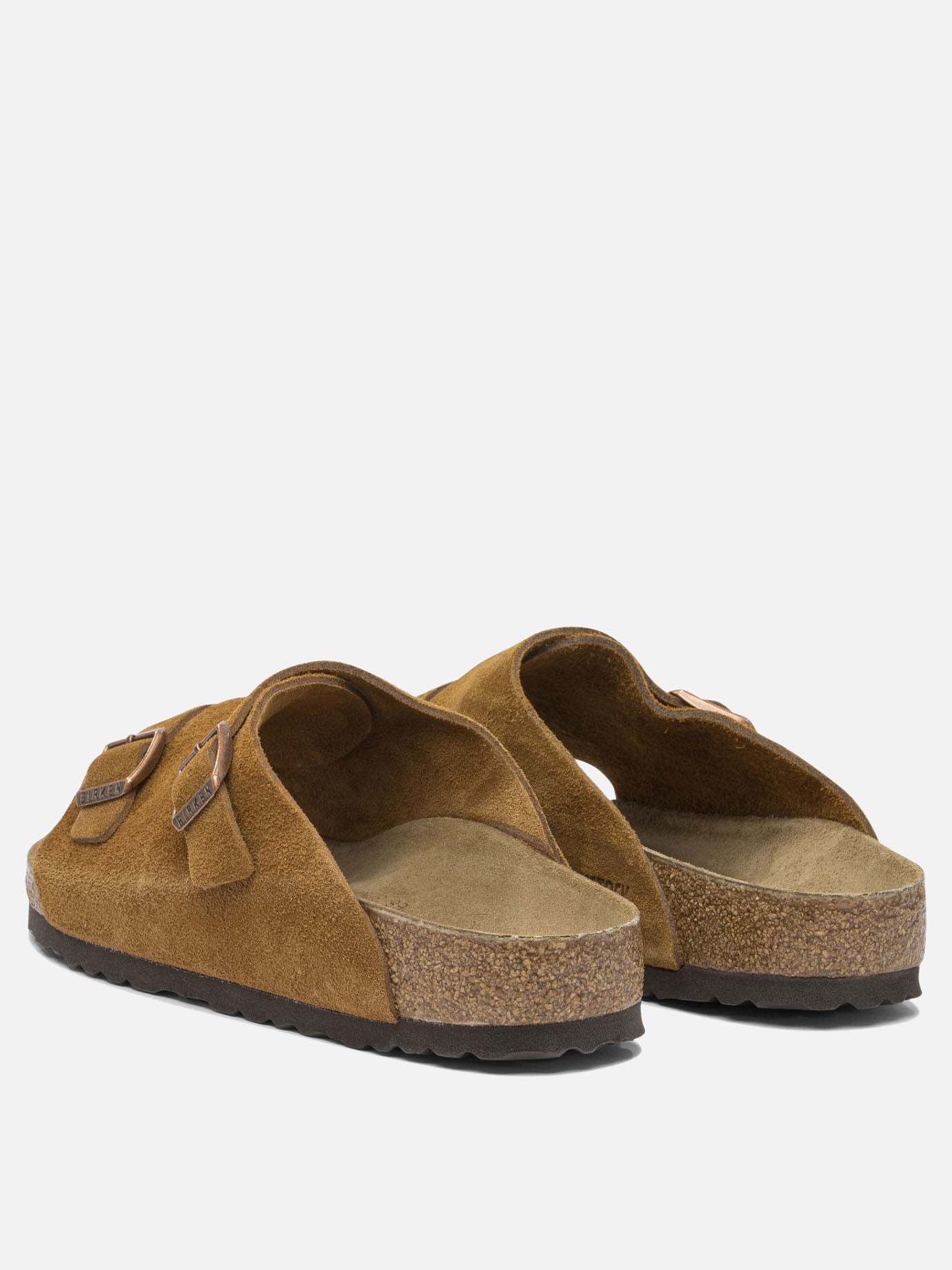 Slides 100% suede - 100% EVA  Marrone - Birkenstock Uomo | PDP | VIETTI Online Store | thumbnail_4