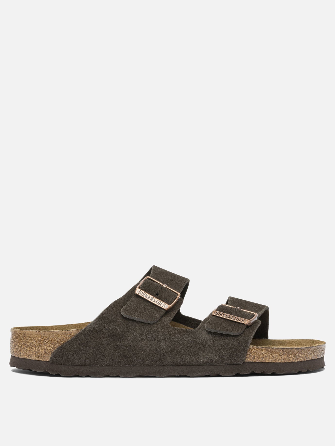 Casual sandals 100% suede - 100% EVA  Brown - Birkenstock Men | PDP | VIETTI Online Store | thumbnail
