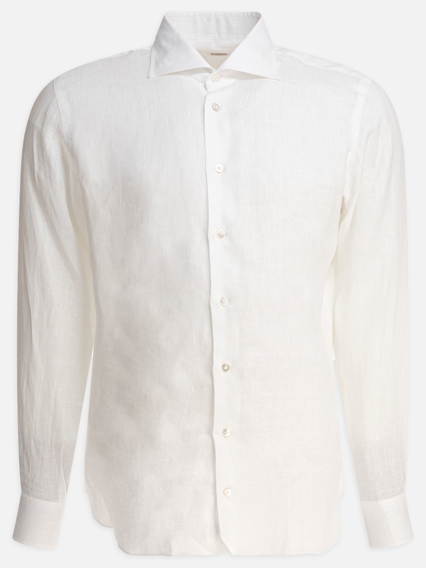 Camicie casual Solid colour  Bianco - Borriello Uomo | PDP | VIETTI Online Store | Zoom-Modal
