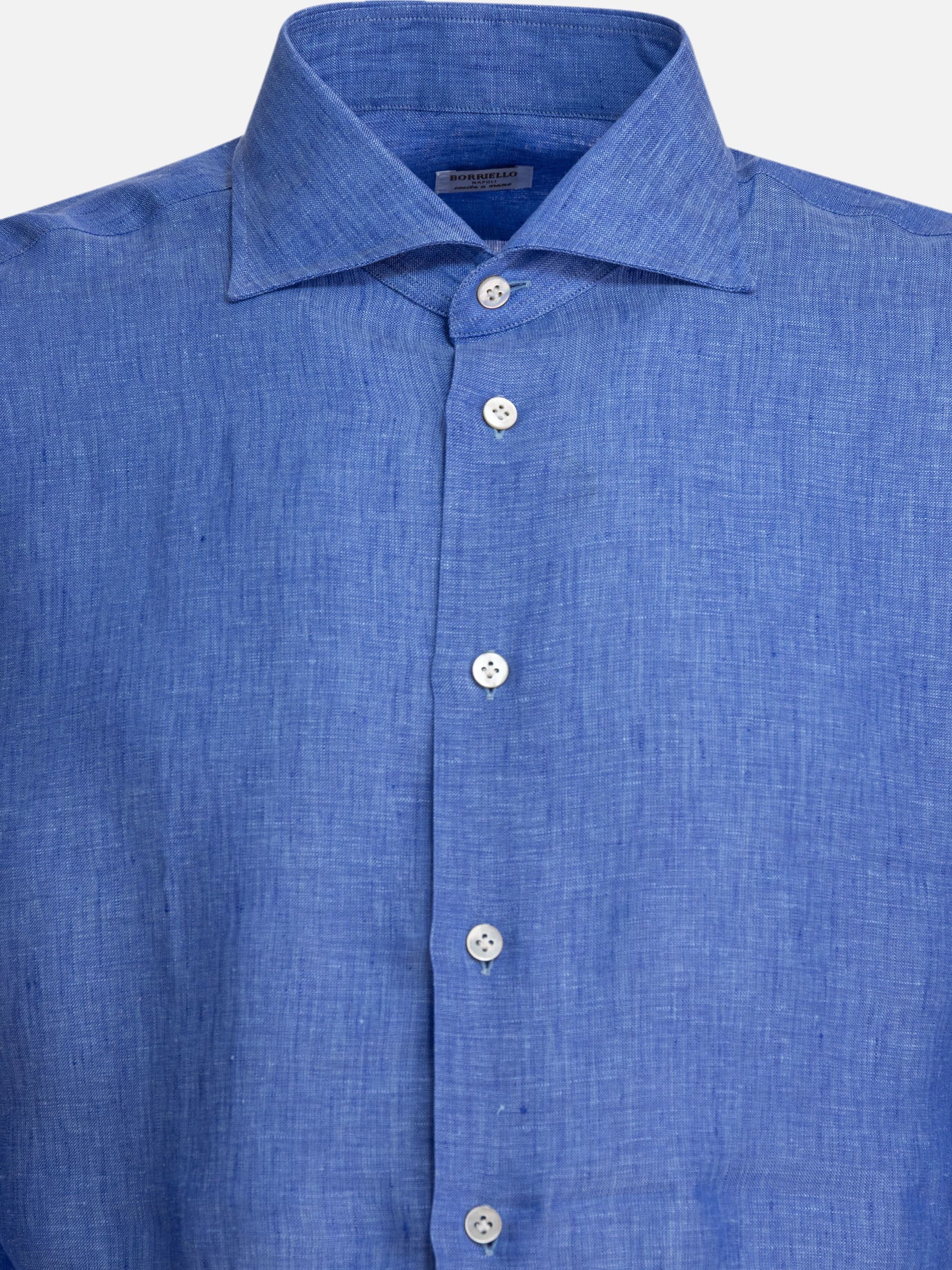 Camicie casual Solid colour  Azzurro - Borriello Uomo | PDP | VIETTI Online Store | thumbnail_3