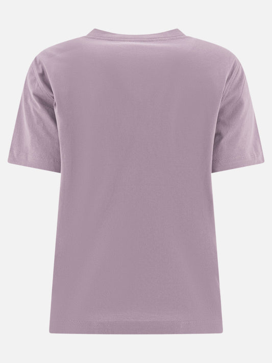 T-shirt girocollo Solid colour  Viola - Brunello Cucinelli Donna | VIETTI Online Store | 2
