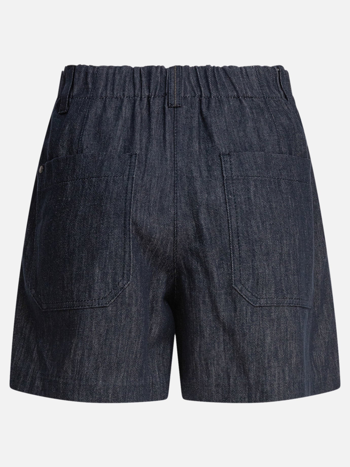 Short cinque tasche Denim  Blu - Brunello Cucinelli Donna | PDP | VIETTI Online Store | thumbnail_2