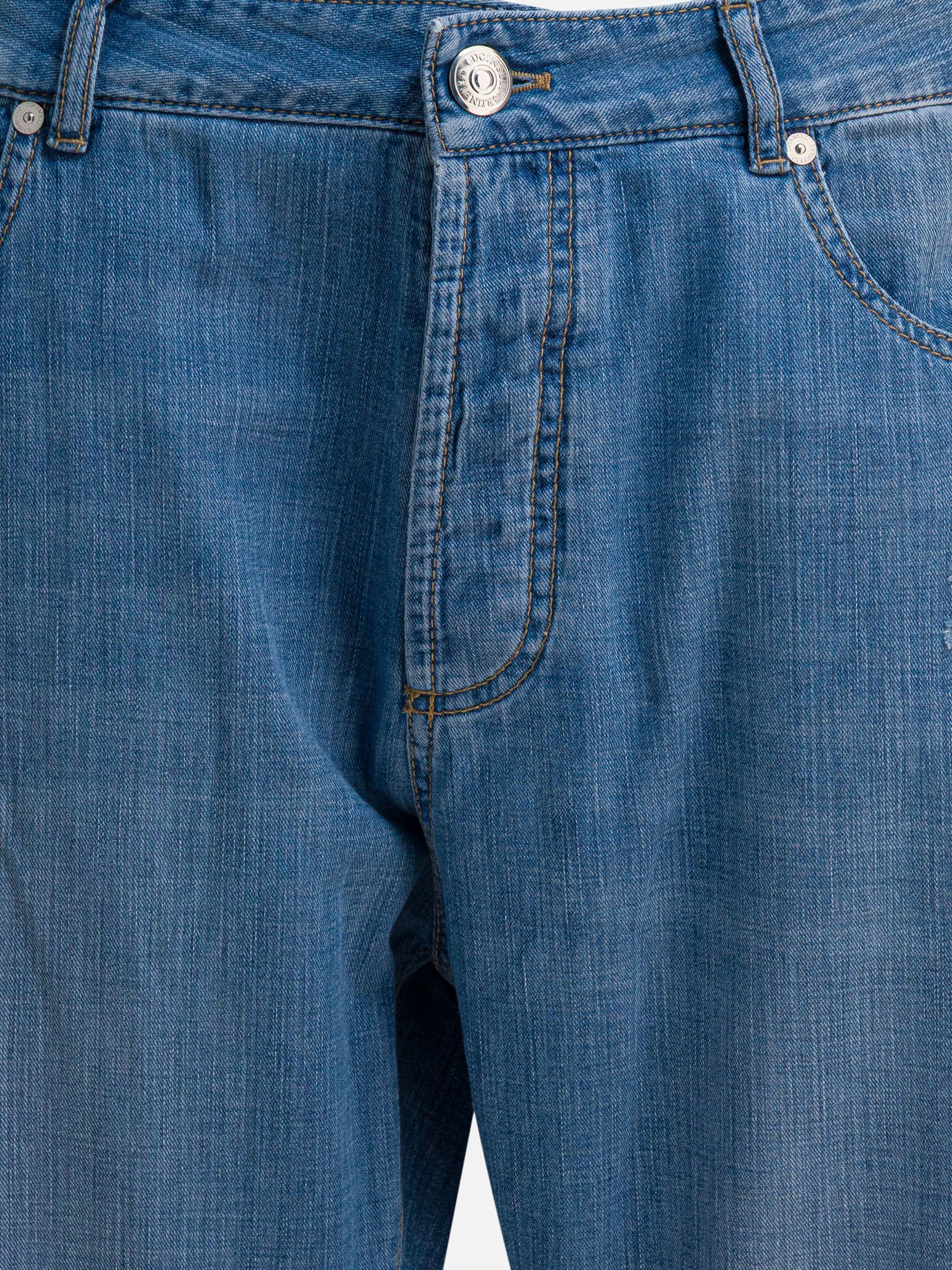 Jeans a gamba dritta Denim  Azzurro - Brunello Cucinelli Uomo | PDP | VIETTI Online Store | thumbnail_3