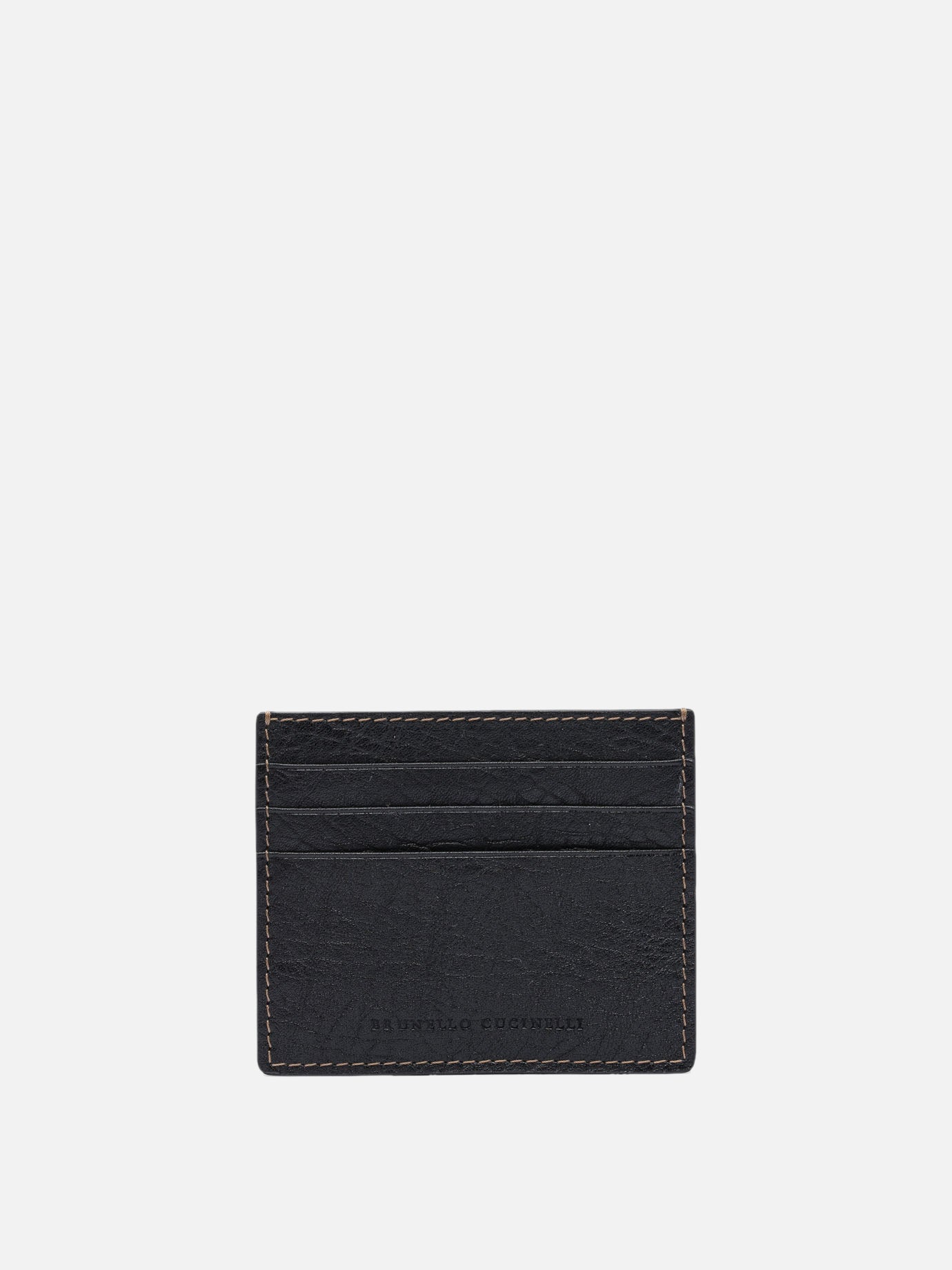 Card holders 100% leather  Black - Brunello Cucinelli Men | PDP | VIETTI Online Store | thumbnail