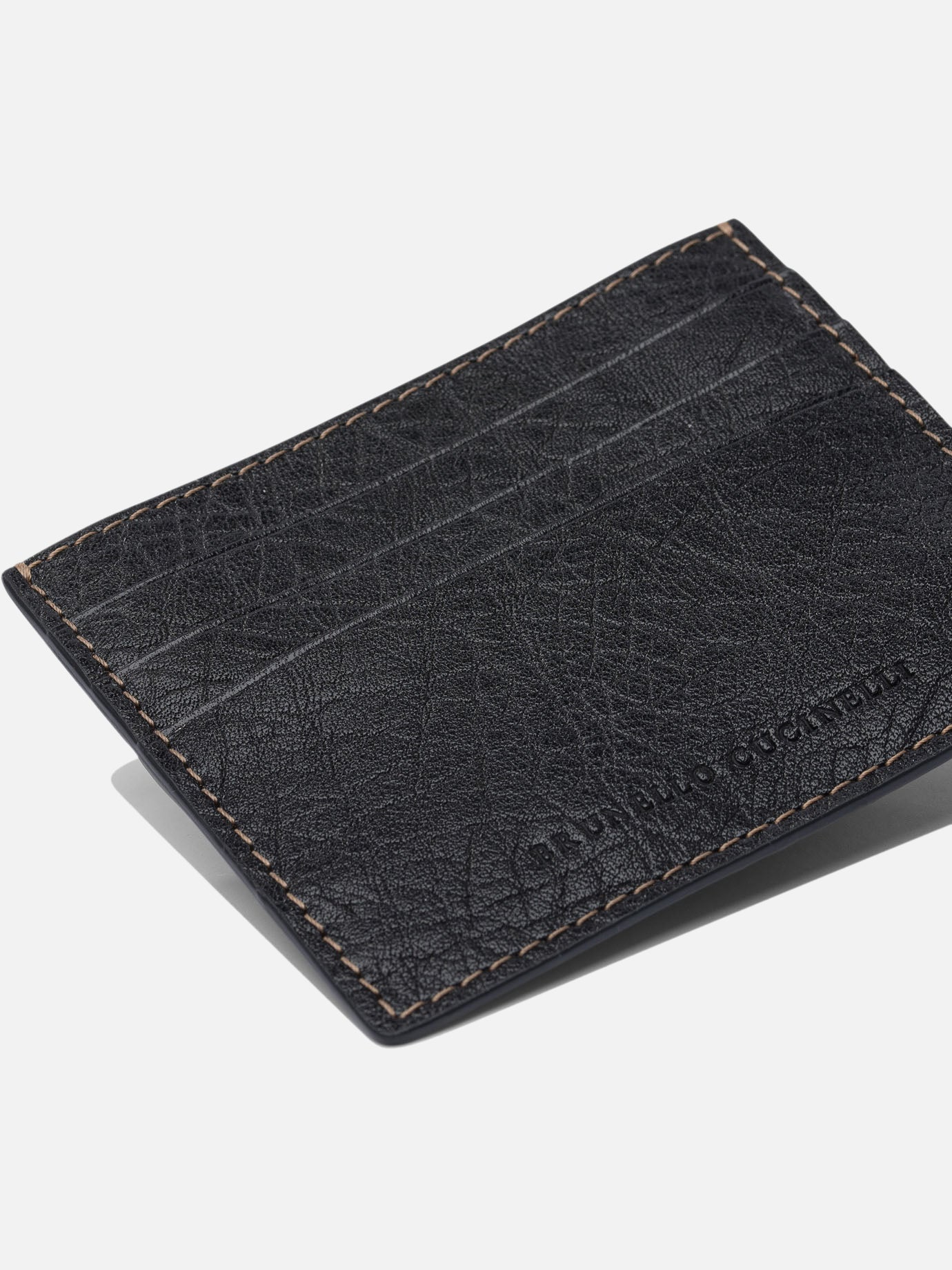 Card holders 100% leather  Black - Brunello Cucinelli Men | PDP | VIETTI Online Store | thumbnail_4