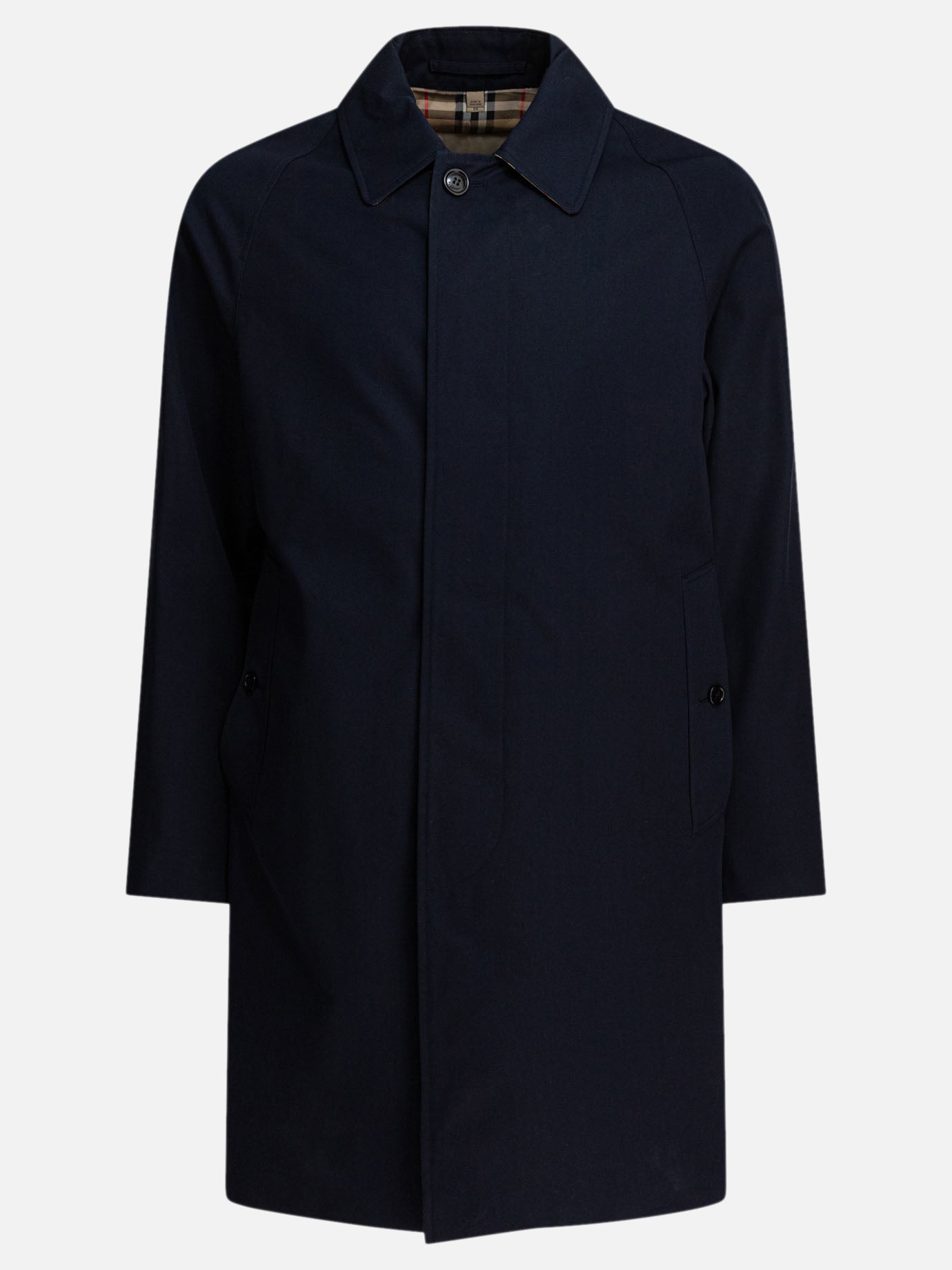 Impermeabili & Trench Solid colour  Blu - Burberry Uomo | PDP | VIETTI Online Store | Zoom-Modal
