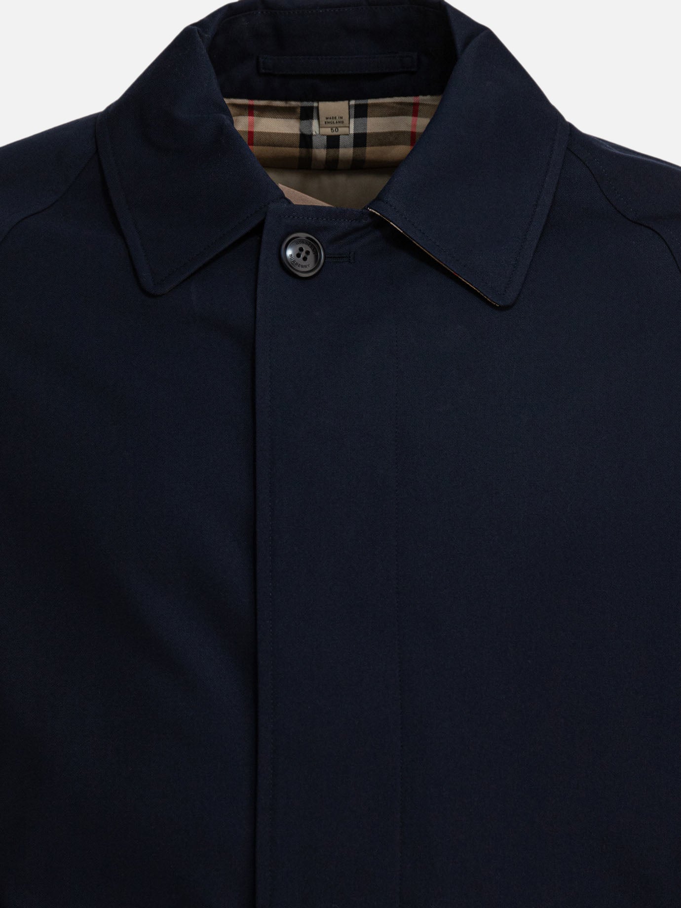 Impermeabili & Trench Solid colour  Blu - Burberry Uomo | PDP | VIETTI Online Store | thumbnail_3