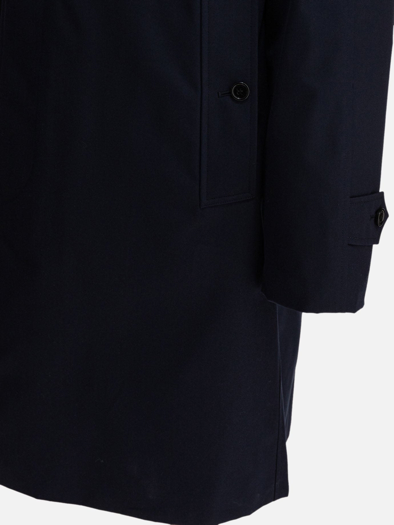 Impermeabili & Trench Solid colour  Blu - Burberry Uomo | PDP | VIETTI Online Store | thumbnail_4
