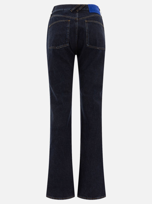 Burberry High rise bootcut jeans 17535787_25 Blue 2