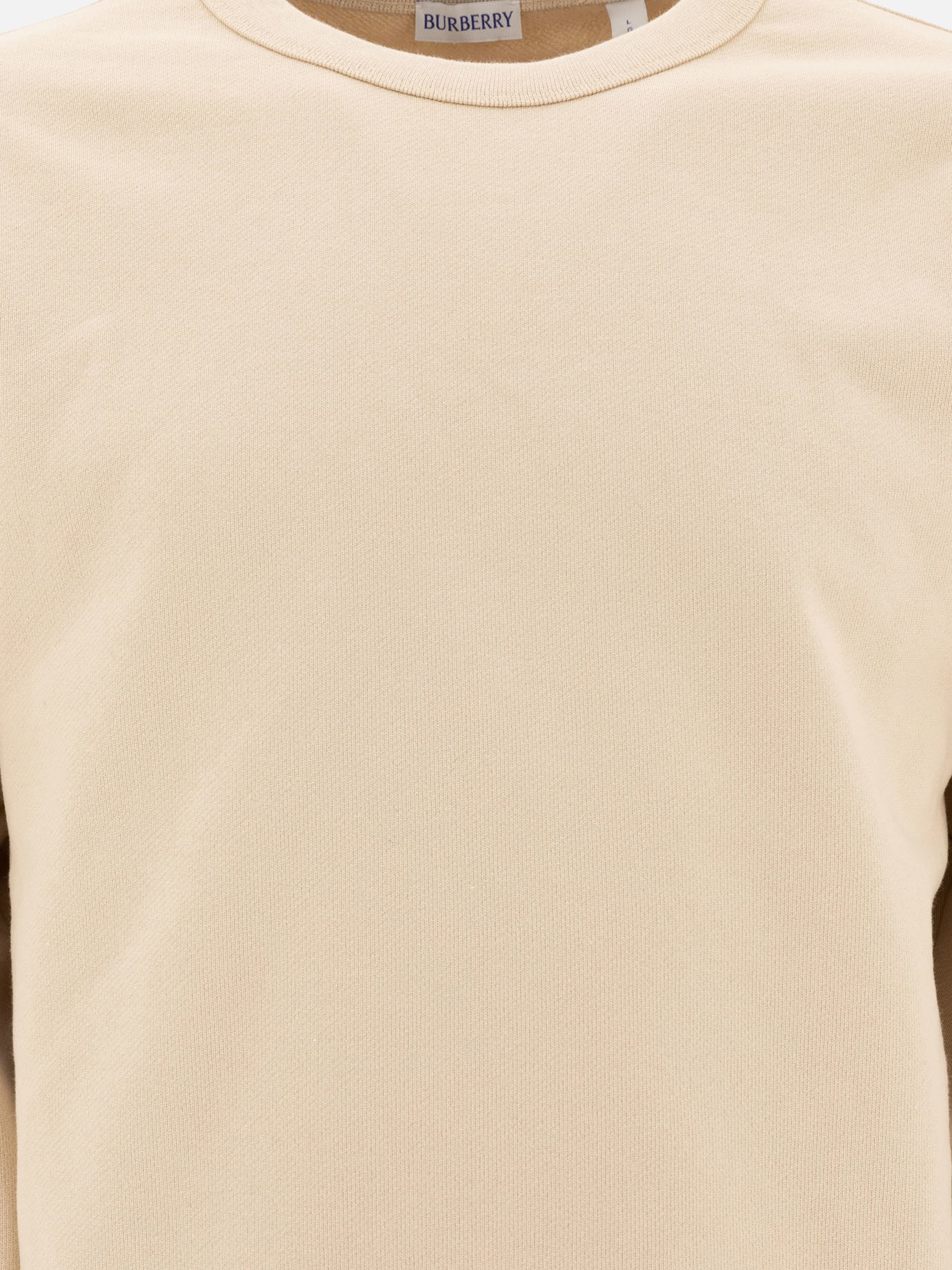 Crewnecks Solid colour  Beige - Burberry Men | PDP | VIETTI Online Store | thumbnail_3