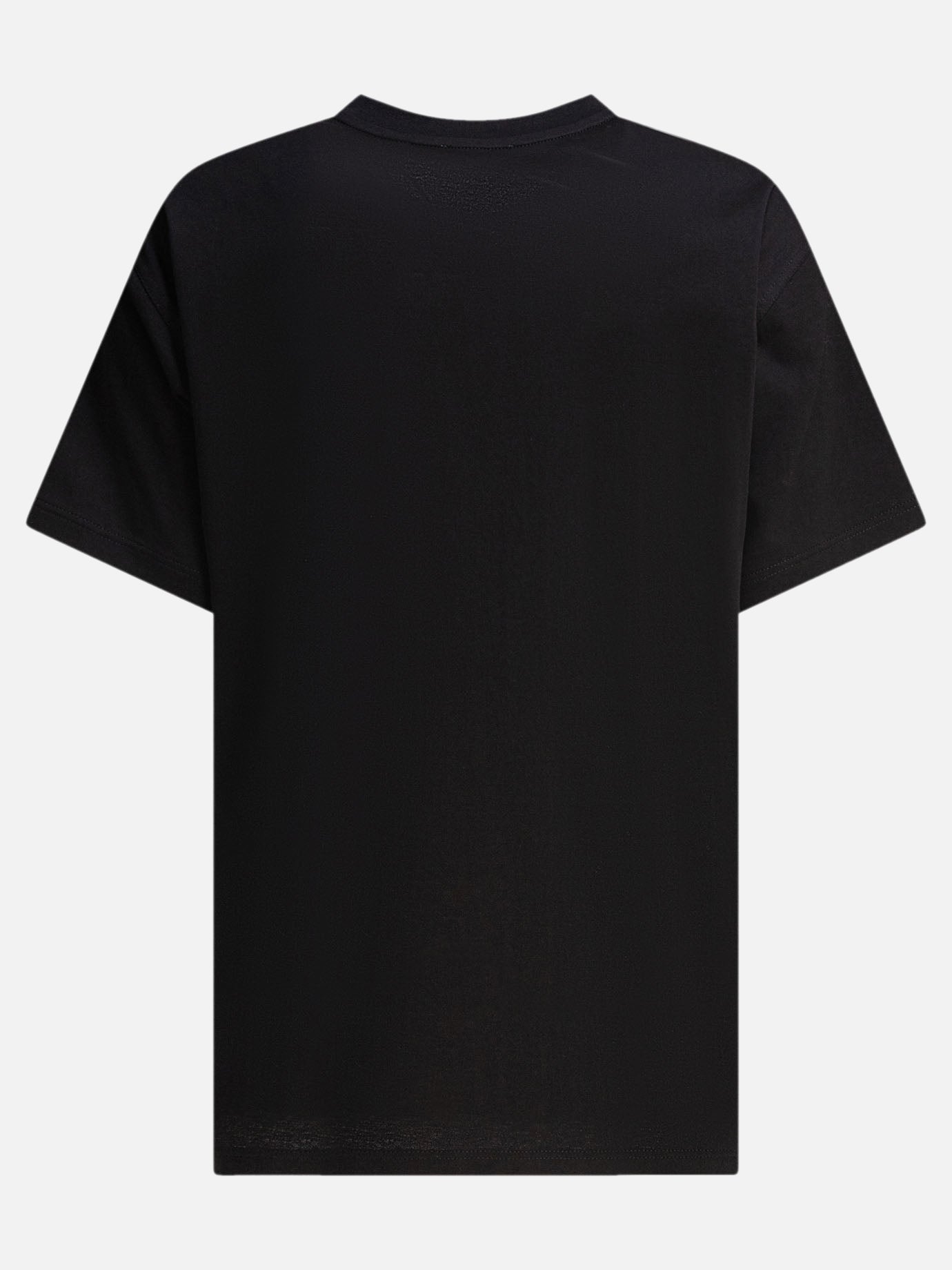 T-shirt girocollo Solid colour  Nero - Burberry Donna | PDP | VIETTI Online Store | Zoom-Modal_2
