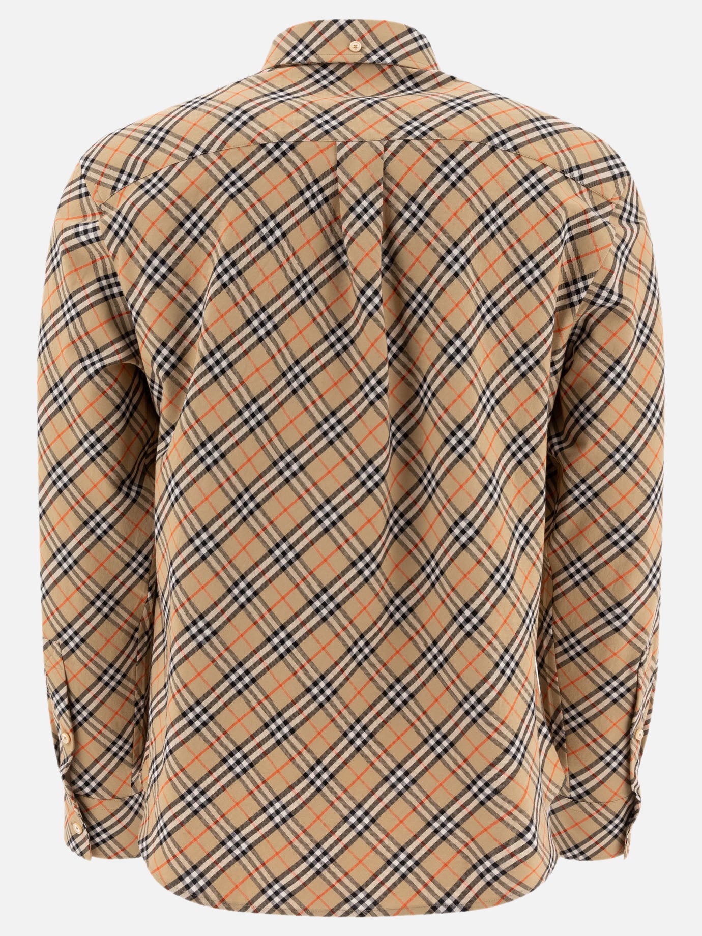 Burberry Cotton Check Shirt 17937121_S Beige thumbnail_2