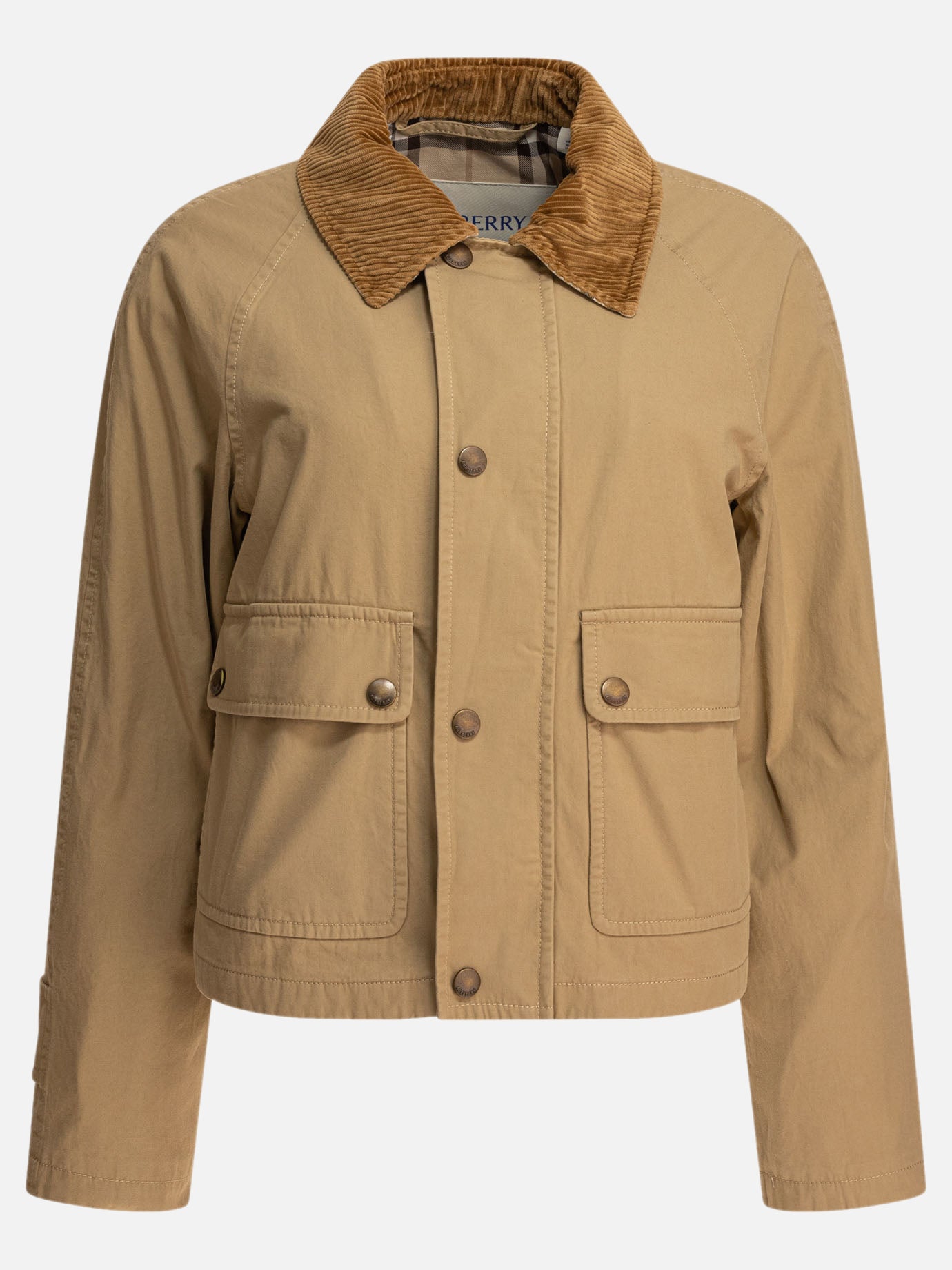 Giacche leggere & Trapuntate Solid colour  Beige - Burberry Donna | PDP | VIETTI Online Store | Zoom-Modal

