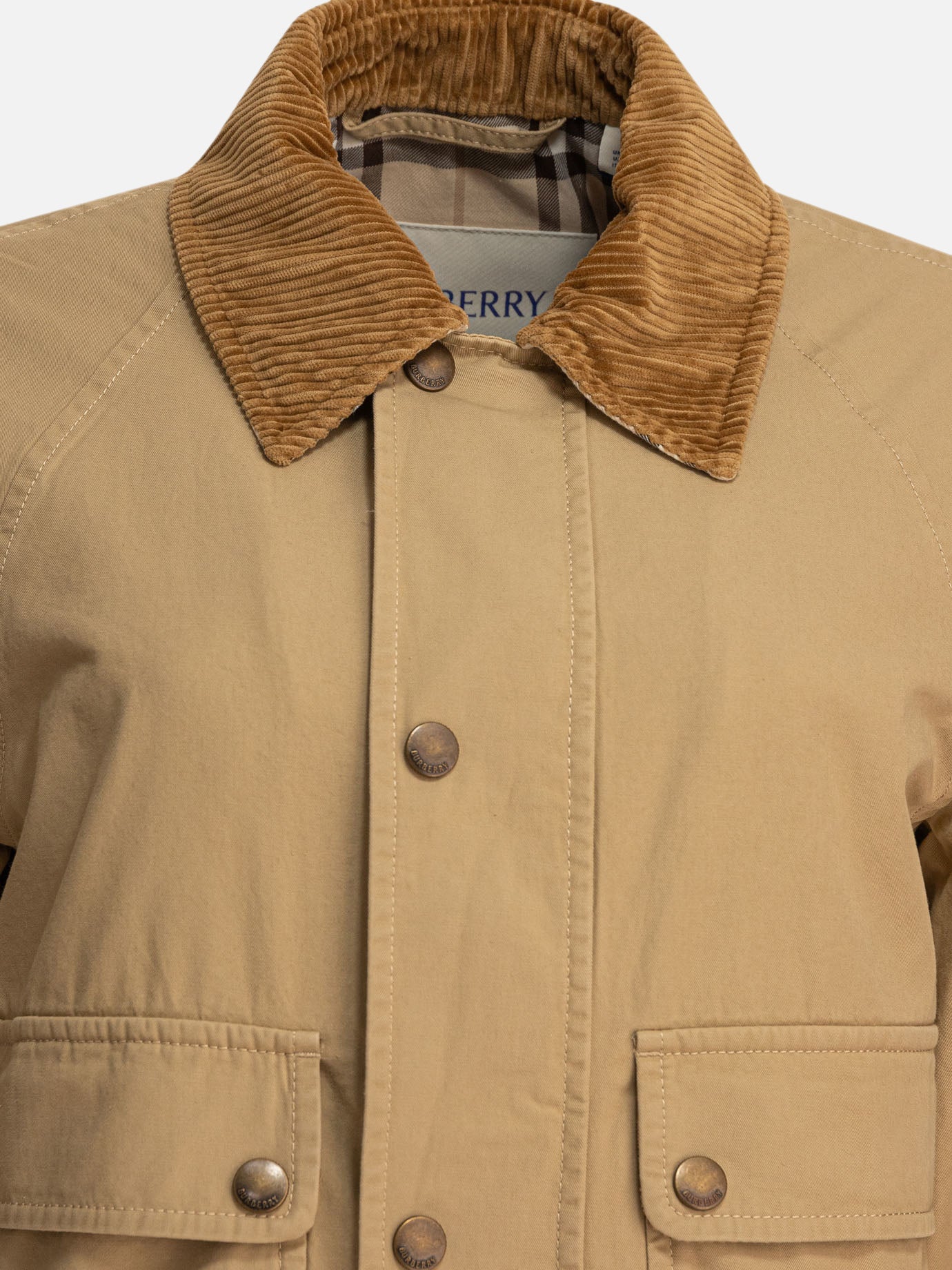 Giacche leggere & Trapuntate Solid colour  Beige - Burberry Donna | PDP | VIETTI Online Store | Zoom-Modal_3
