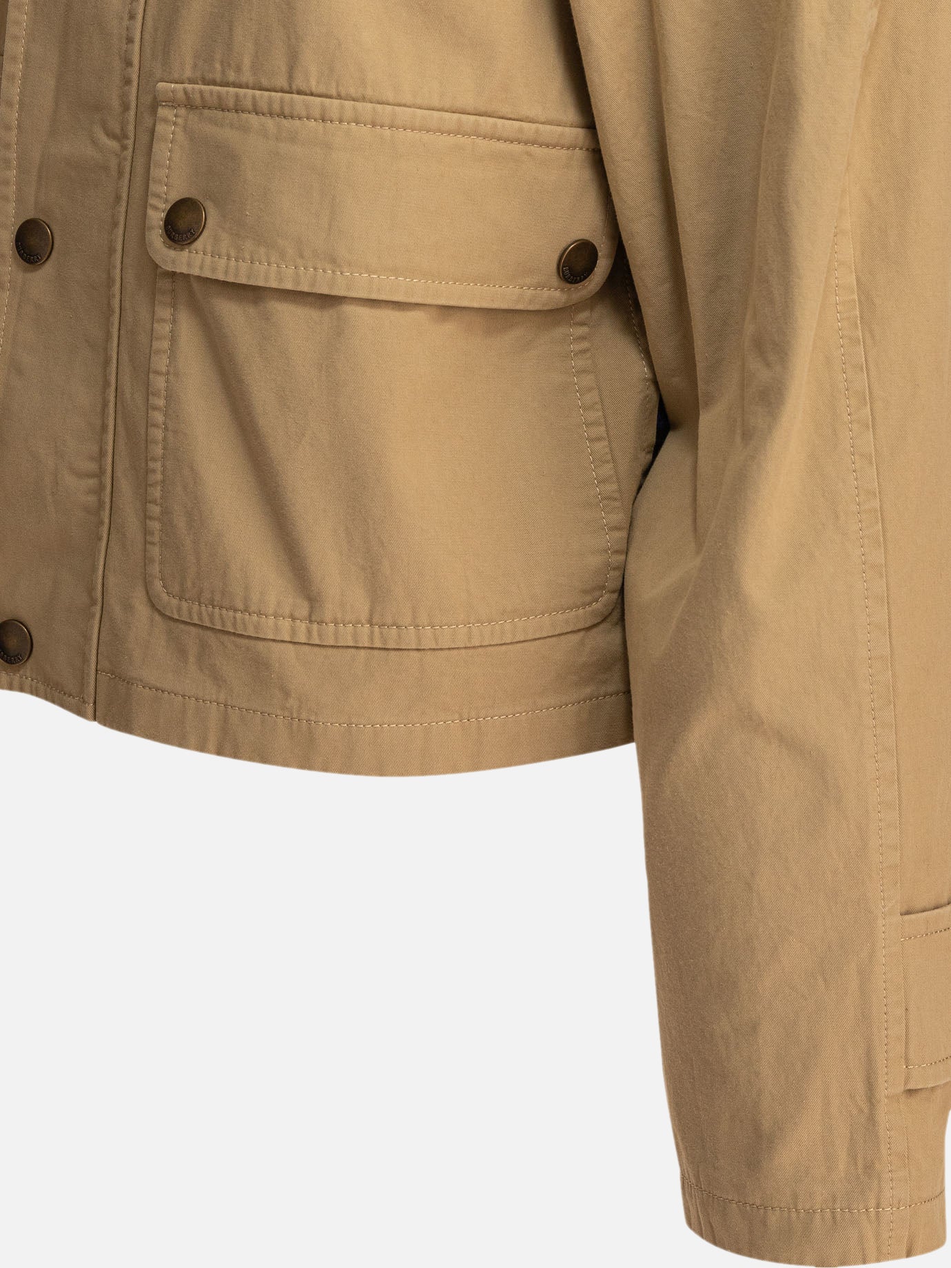 Giacche leggere & Trapuntate Solid colour  Beige - Burberry Donna | PDP | VIETTI Online Store | Zoom-Modal_4

