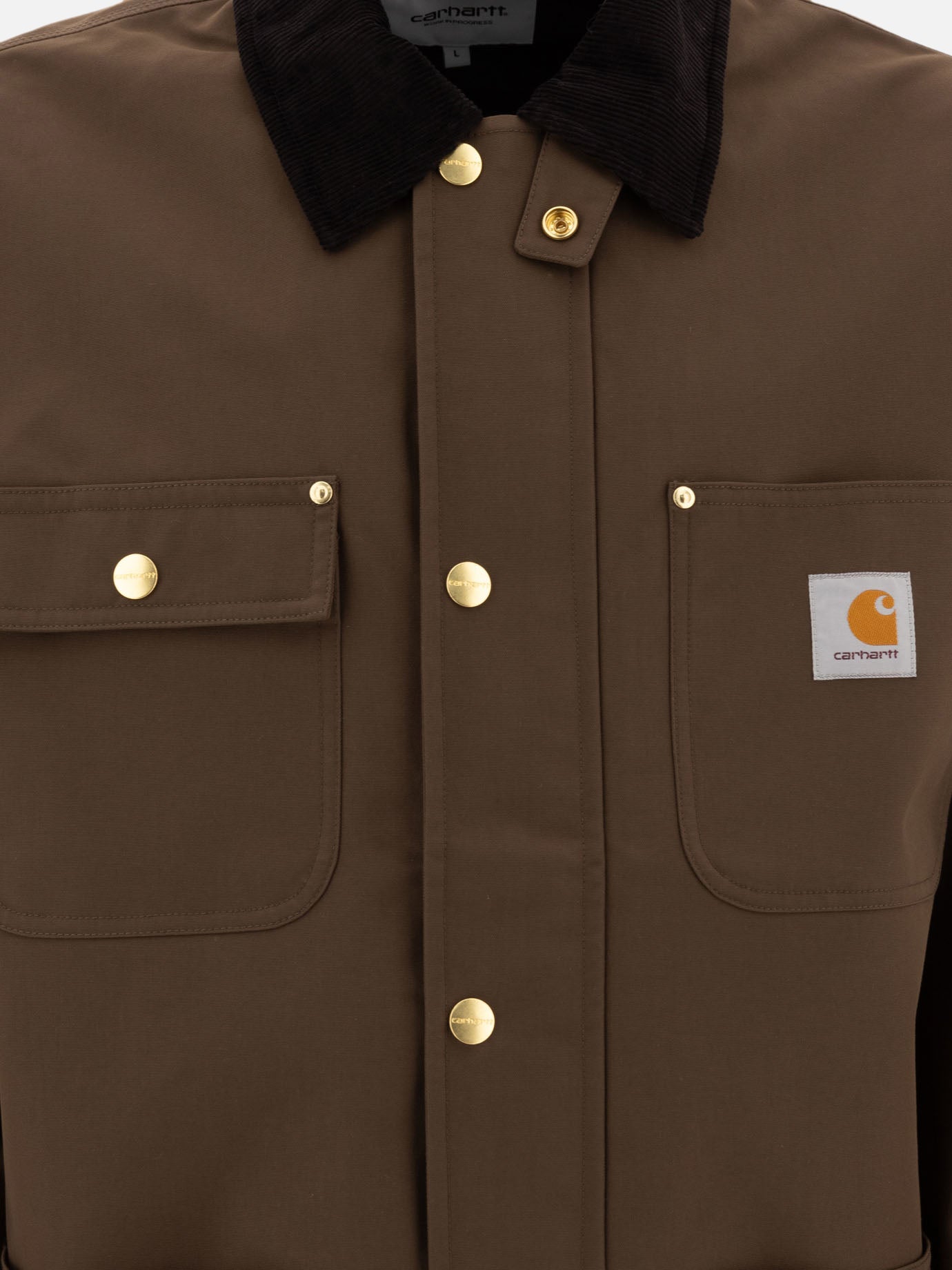 Quilted & Utility Jackets Logo  Brown - Carhartt WIP Men | PDP | VIETTI Online Store | thumbnail_3