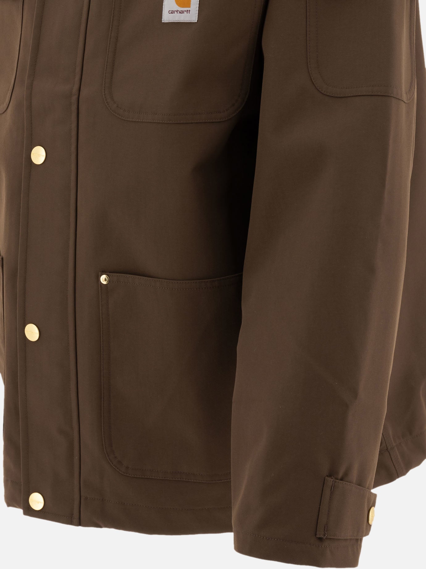 Quilted & Utility Jackets Logo  Brown - Carhartt WIP Men | PDP | VIETTI Online Store | Zoom-Modal_4
