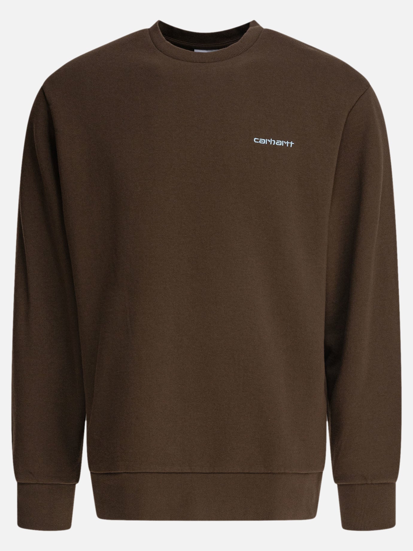 Carhartt WIP Felpa &quot;Script Embroidery&quot; 10611440_S Brown thumbnail_1
