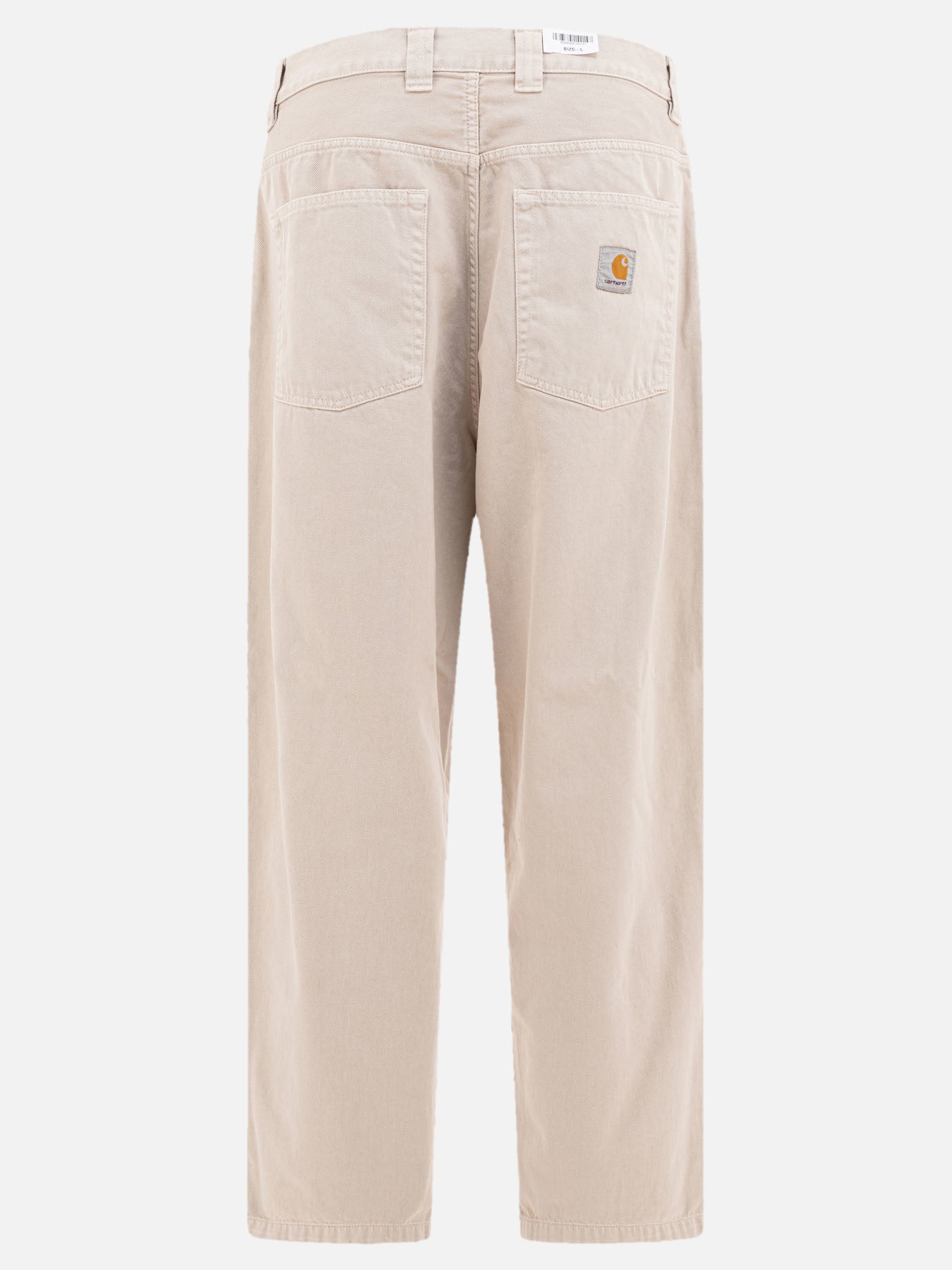 Jeans a gamba larga Solid colour  Beige - Carhartt WIP Uomo | PDP | VIETTI Online Store | thumbnail_2