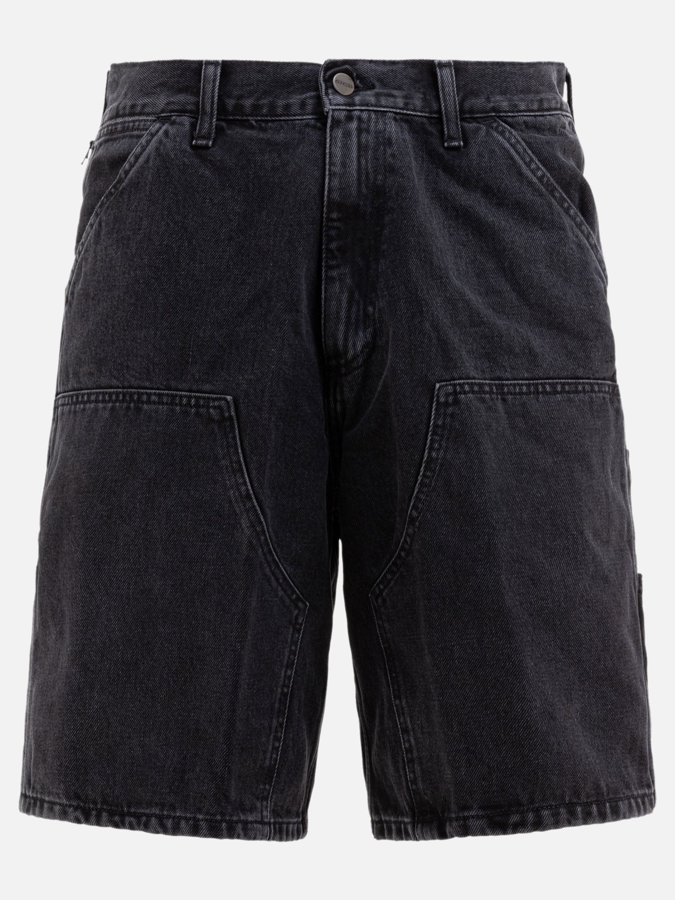 Utility shorts Denim  Black - Carhartt WIP Men | PDP | VIETTI Online Store | thumbnail