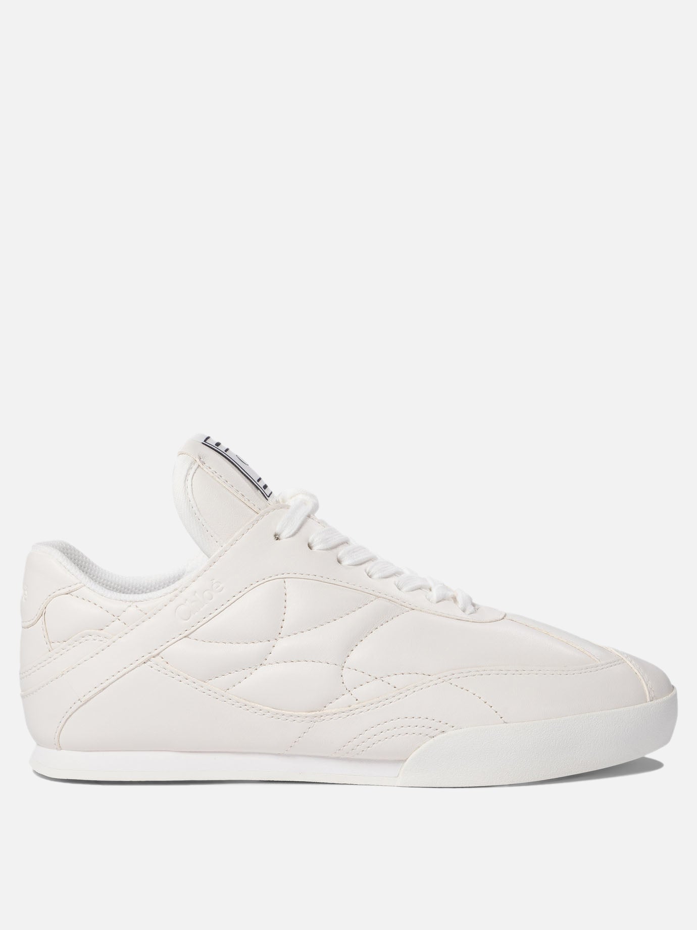 Low top sneakers 100% polyester - 50% rubber 50% ethylene vinyl acetate  White - Chloé Women | PDP | VIETTI Online Store | thumbnail