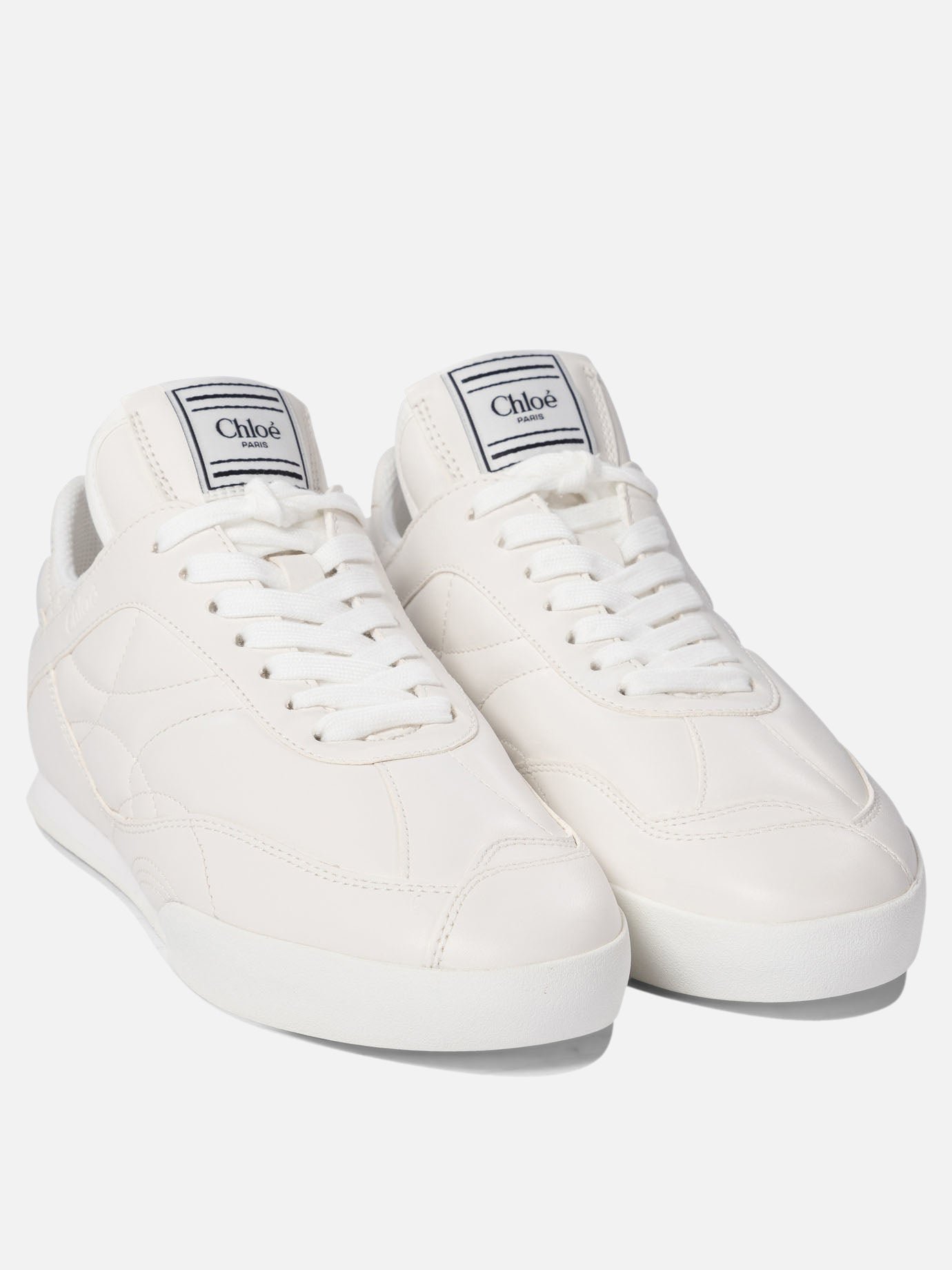Low top sneakers 100% polyester - 50% rubber 50% ethylene vinyl acetate  White - Chloé Women | PDP | VIETTI Online Store | Zoom-Modal_2
