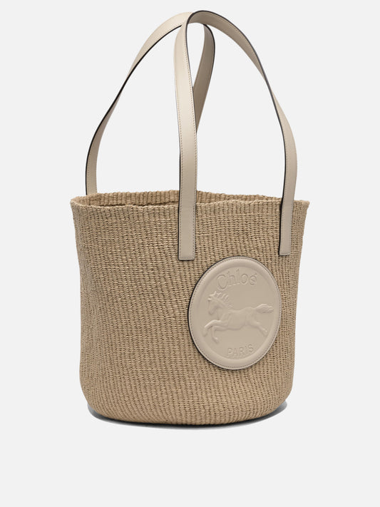 Chloé Borsa a secchiello "Horse Medal" 12693330_UNI Beige 2