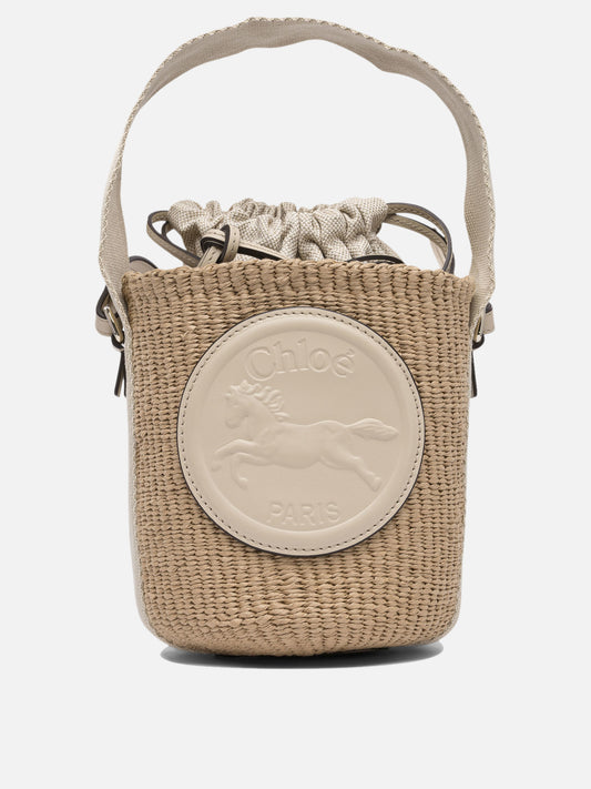 Chloé Borsa a secchiello "Horse Medal" 15480624_UNI Beige 1