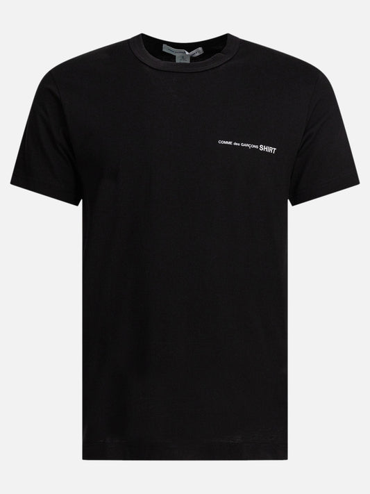 Comme Des Garçons Shirt "CDG SHIRT" T-shirt with logo 11803947_L Black 1