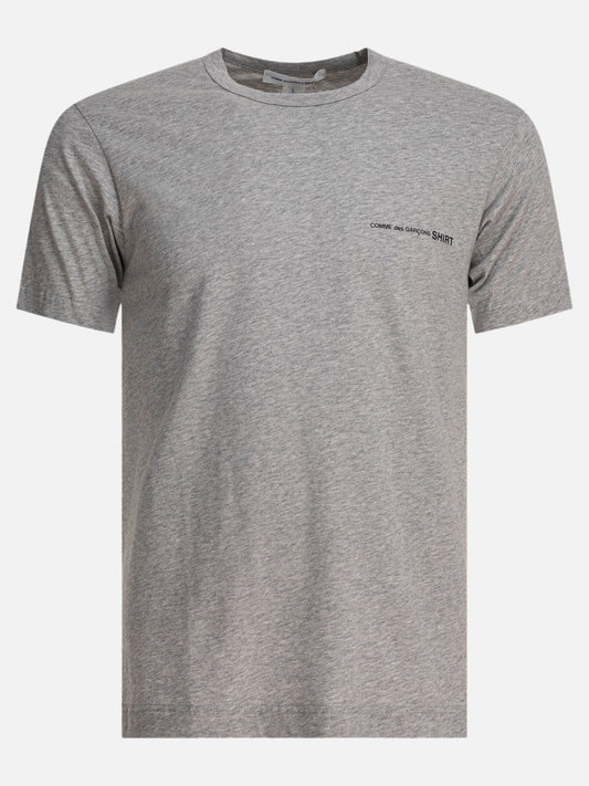 Comme Des Garçons Shirt "CDG SHIRT" T-shirt with logo 18928881_M Grey 1