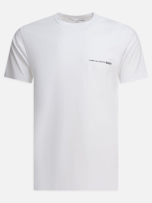 Comme Des Garçons Shirt "CDG SHIRT" T-shirt with logo 11950669_M White 1