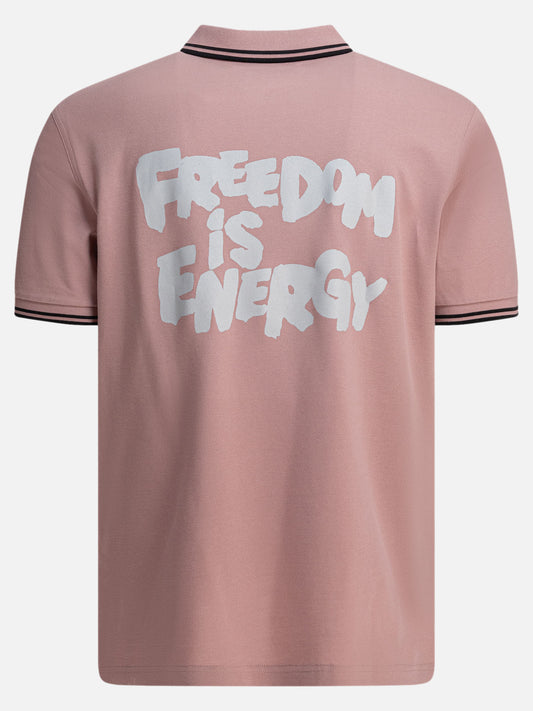 Comme Des Garçons Shirt "CDG Fred Perry" polo shirt 15138106_L Pink 2