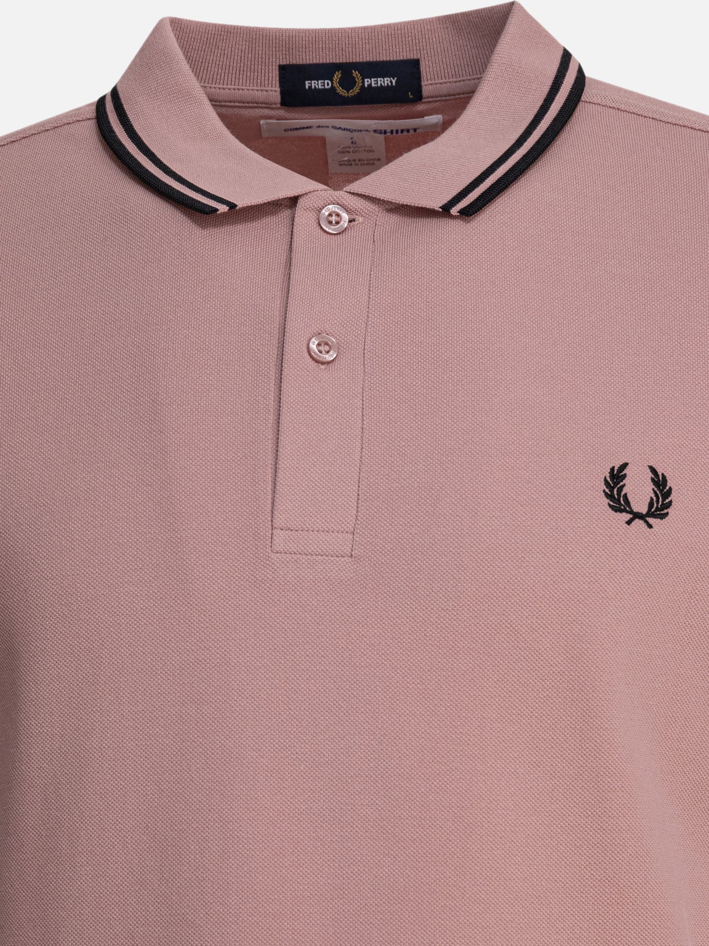 Comme Des Garçons Shirt &quot;CDG Fred Perry&quot; polo shirt 15138106_L Pink thumbnail_3