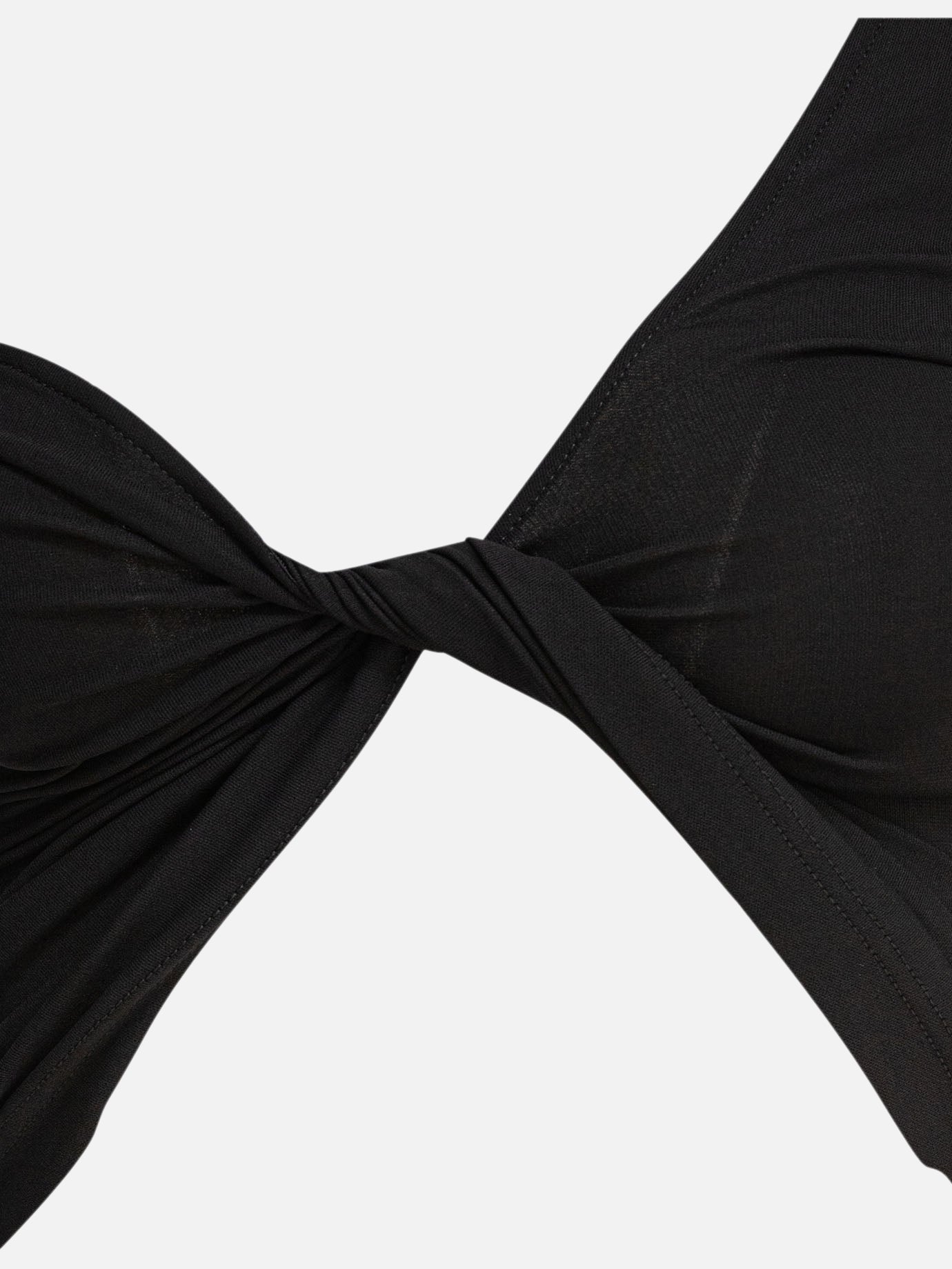 Crop tops Solid colour  Black - Courrèges Women | PDP | VIETTI Online Store | thumbnail_3