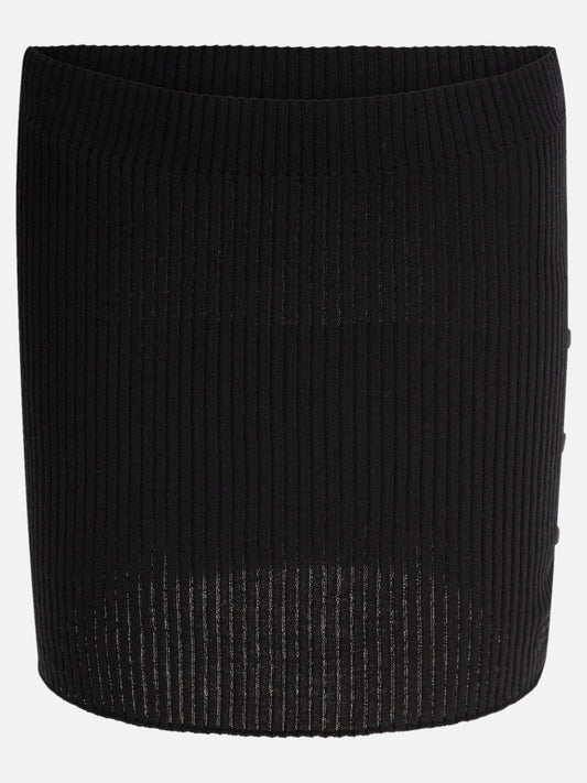 Miniskirts Solid colour  Black - Courrèges Women | PLP | VIETTI Online Store 
