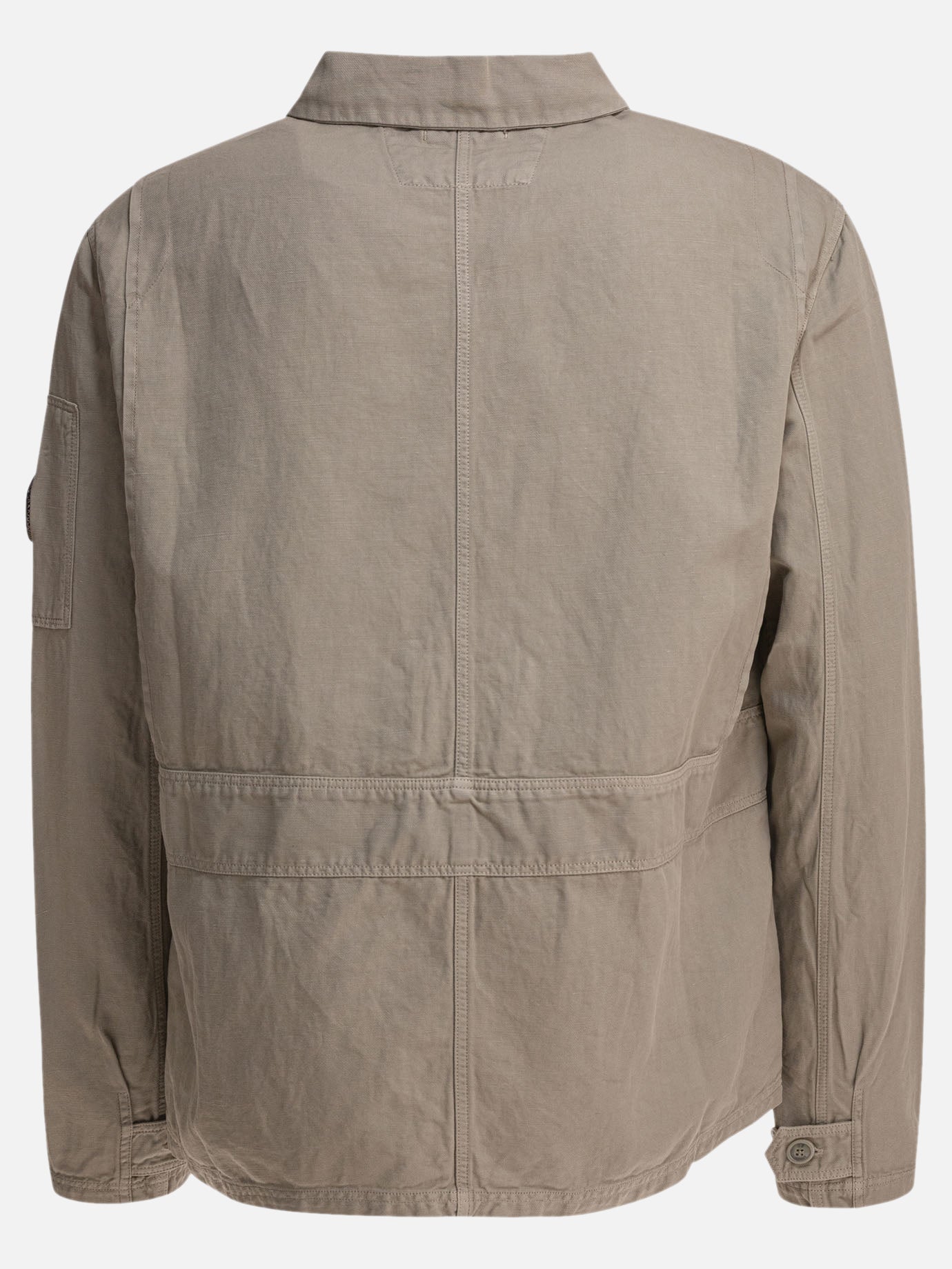 C.P. Company Cotton and linen overshirt Grey